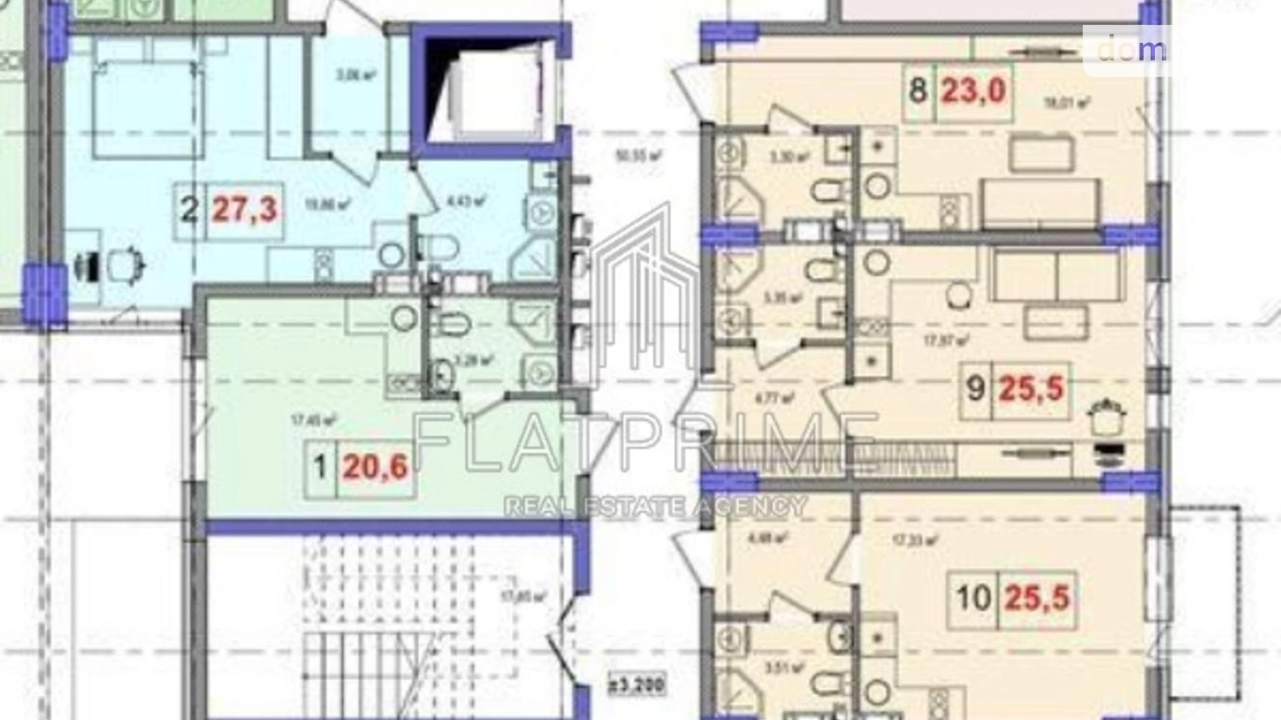 Продается 1-комнатная квартира 25.7 кв. м в Киеве, ул. Вишневая - фото 3