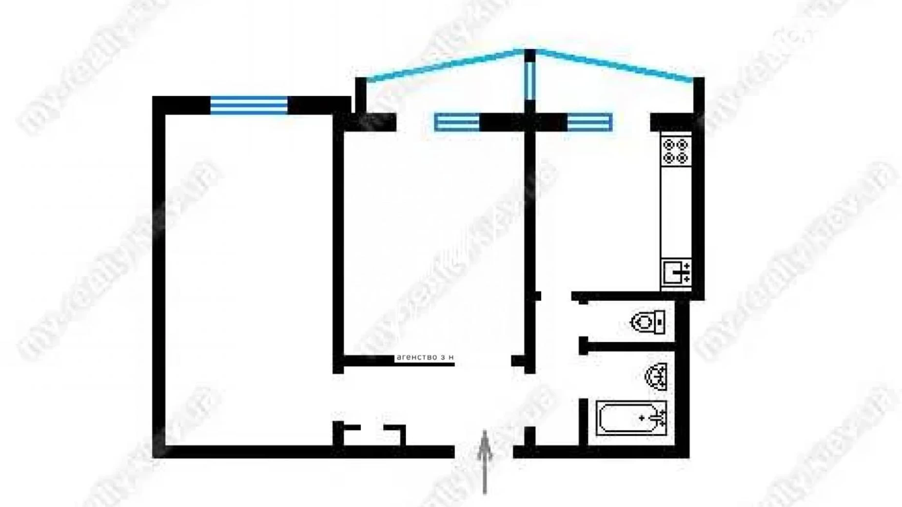 Продается 2-комнатная квартира 48 кв. м в Киеве, цена: 57000 $ - фото 2