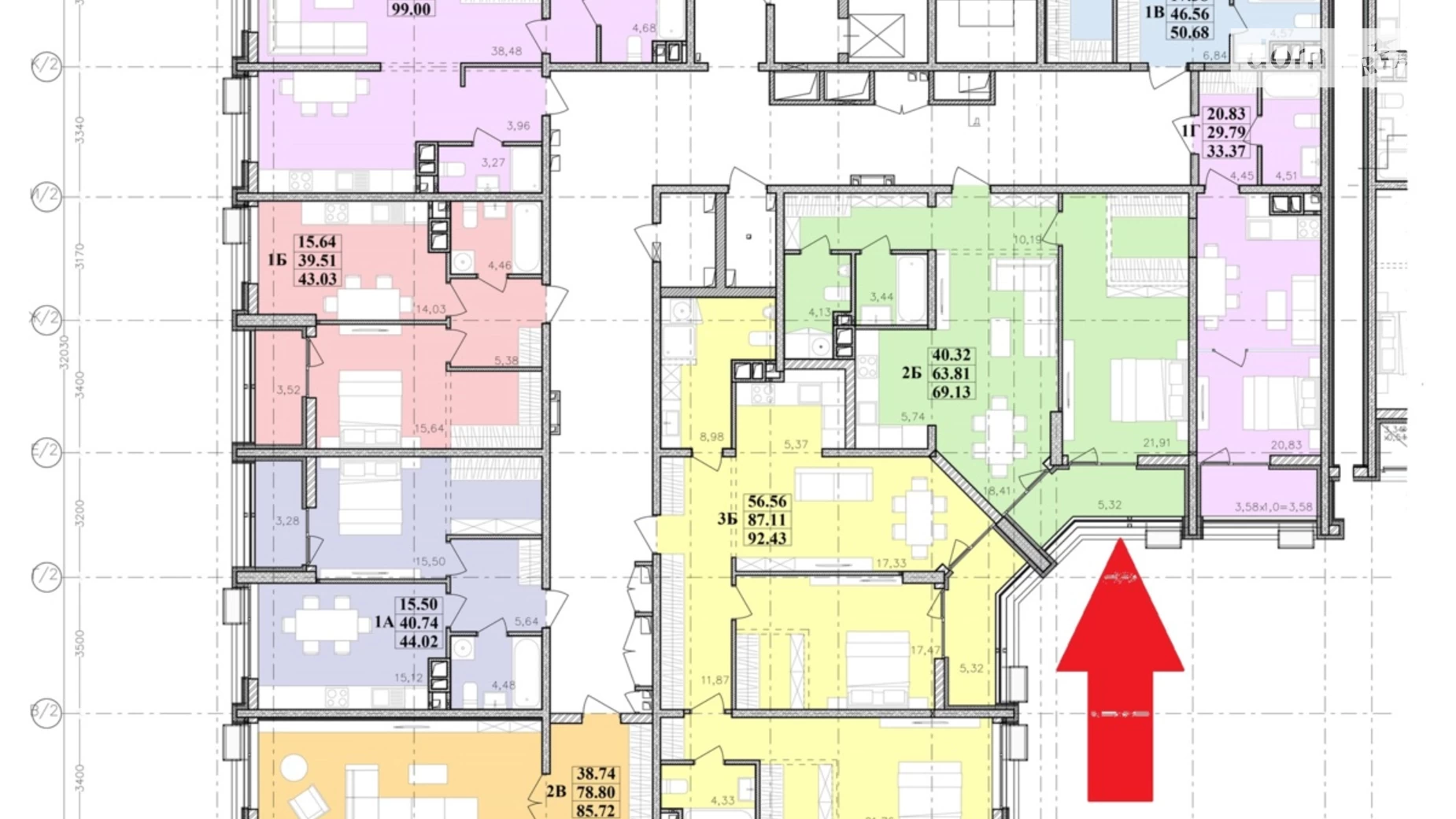 Продается 2-комнатная квартира 67.5 кв. м в Одессе, цена: 61425 $ - фото 3