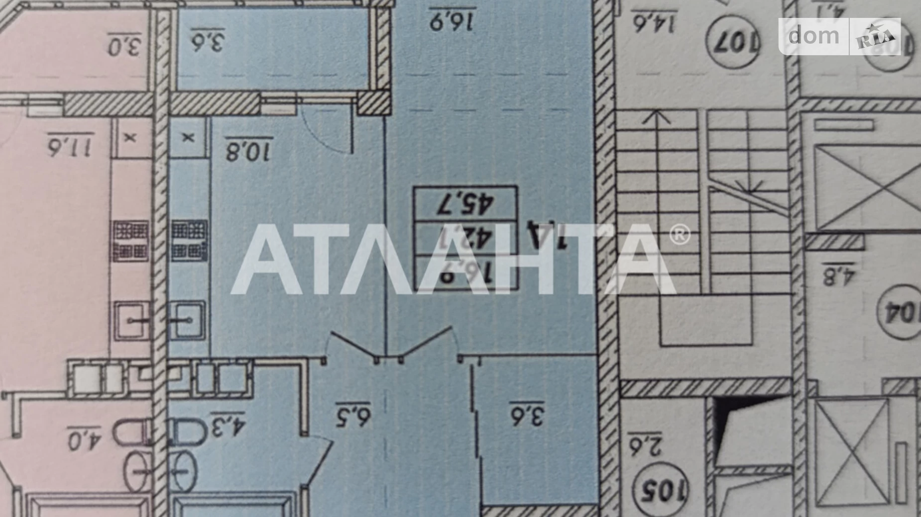 Продается 1-комнатная квартира 43.8 кв. м в Одессе, цена: 35900 $ - фото 3