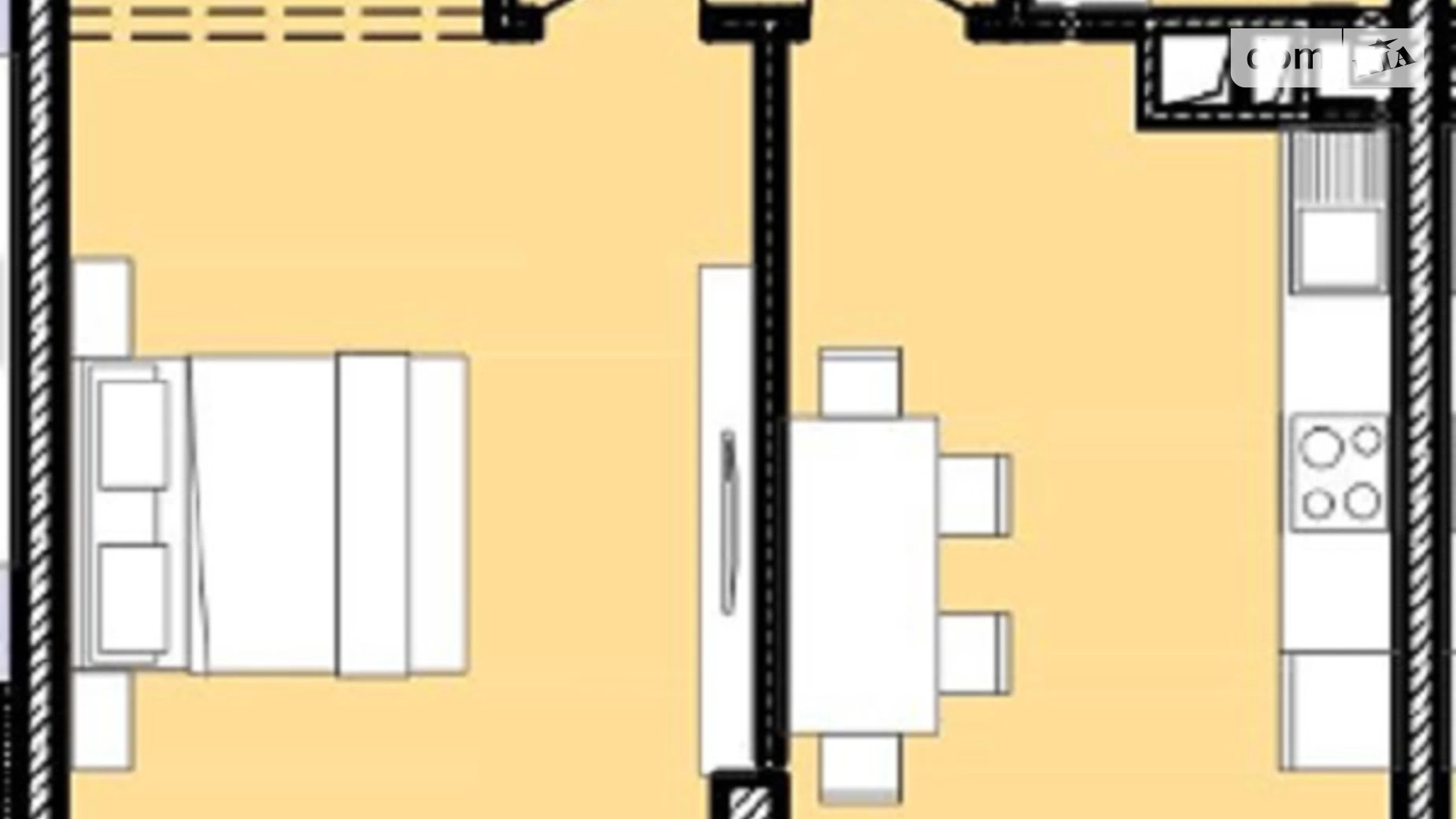 Продается 1-комнатная квартира 50 кв. м в Одессе, цена: 51900 $ - фото 4