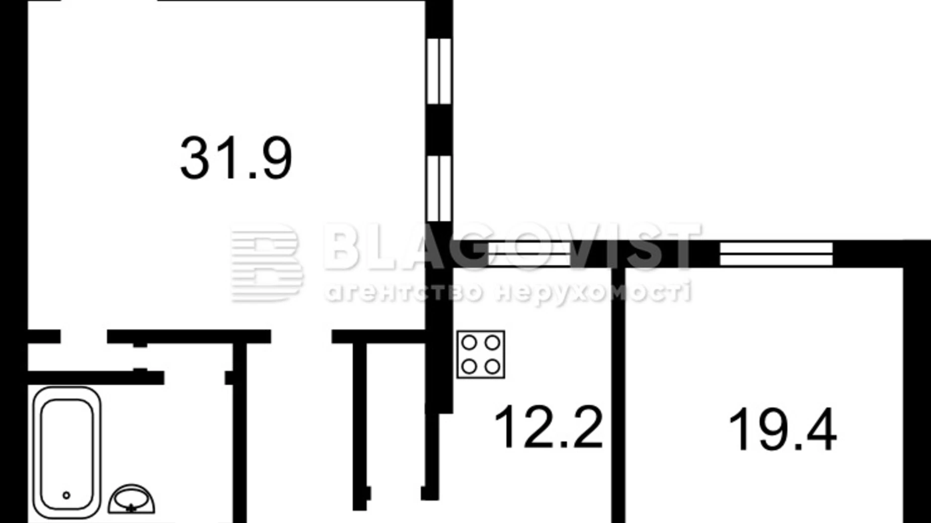 Продается 3-комнатная квартира 121 кв. м в Киеве, ул. Крещатик, 15 - фото 3