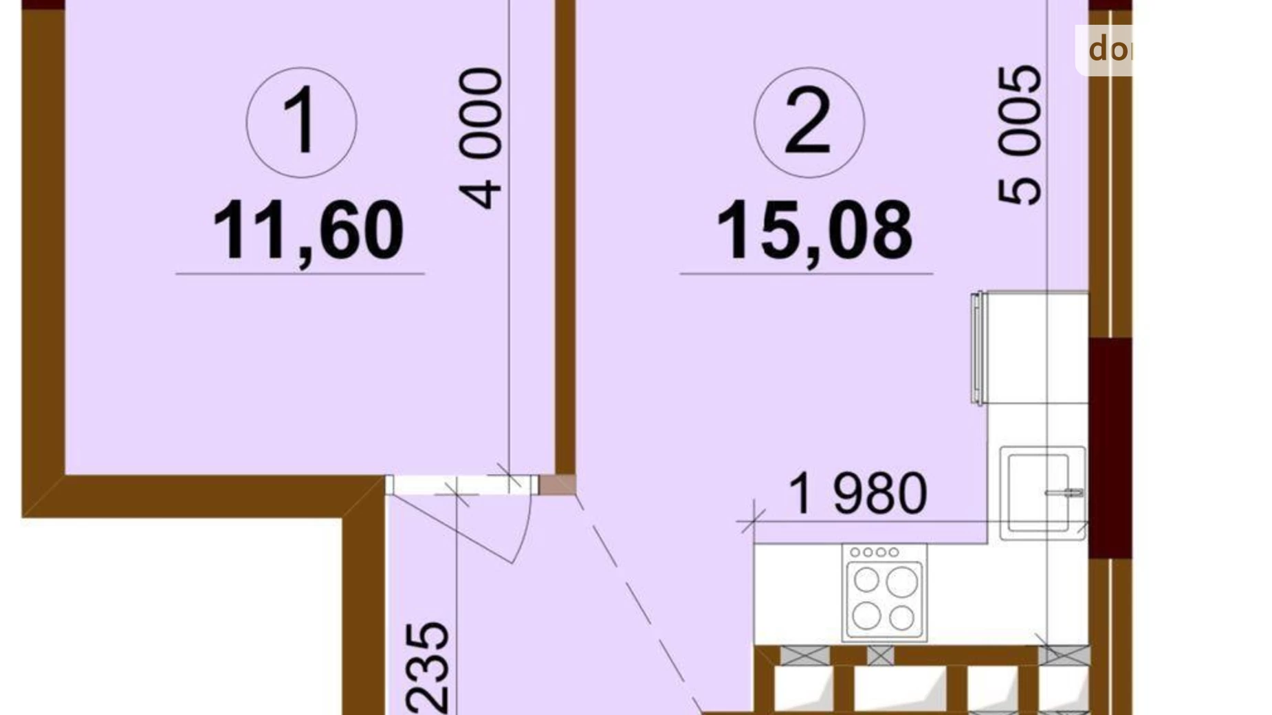 Продается 1-комнатная квартира 36 кв. м в Киеве, просп. Европейского Союза(Правды), 83 - фото 2