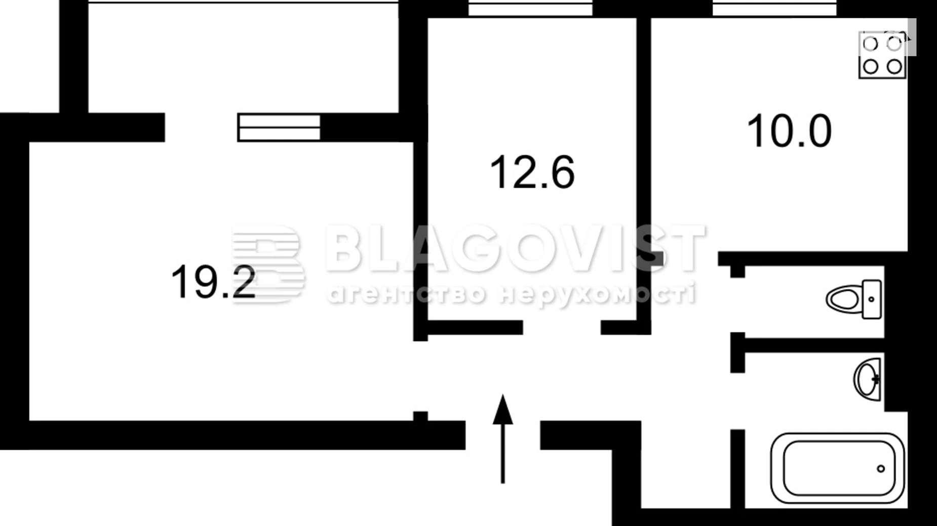 Продається 2-кімнатна квартира 63.5 кв. м у Києві, вул. Гарматна, 38А - фото 2