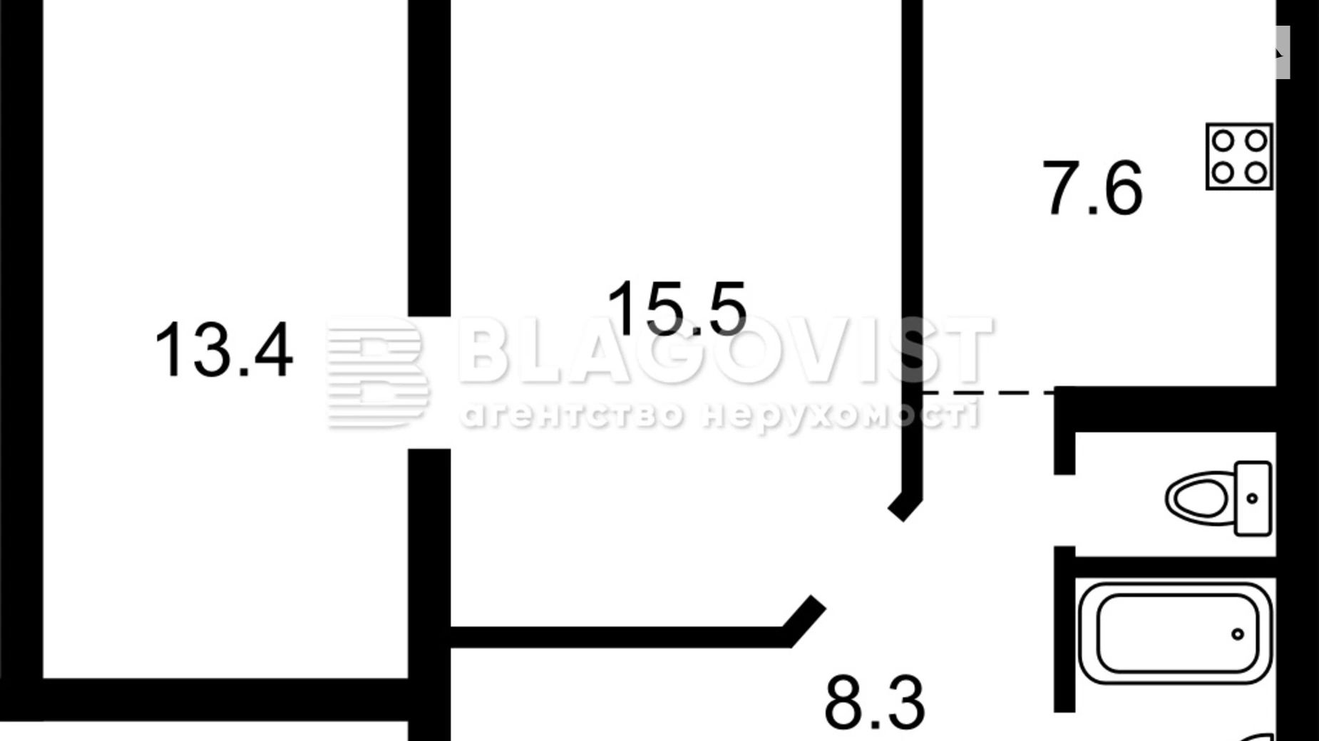 Продається 2-кімнатна квартира 54 кв. м у Києві, пров. Кості Гордієнка(Чекістів), 1А - фото 2