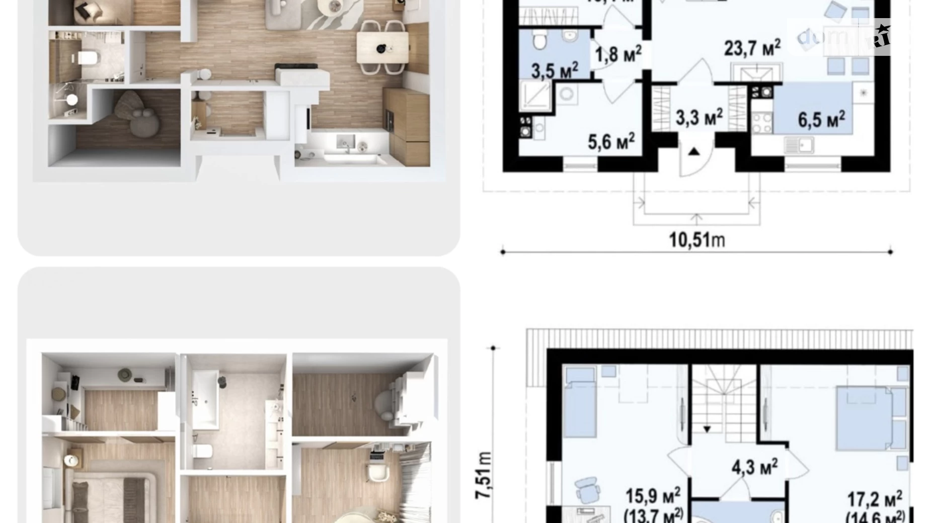 Продается дом на 2 этажа 150 кв. м с гаражом, цена: 133000 $ - фото 3