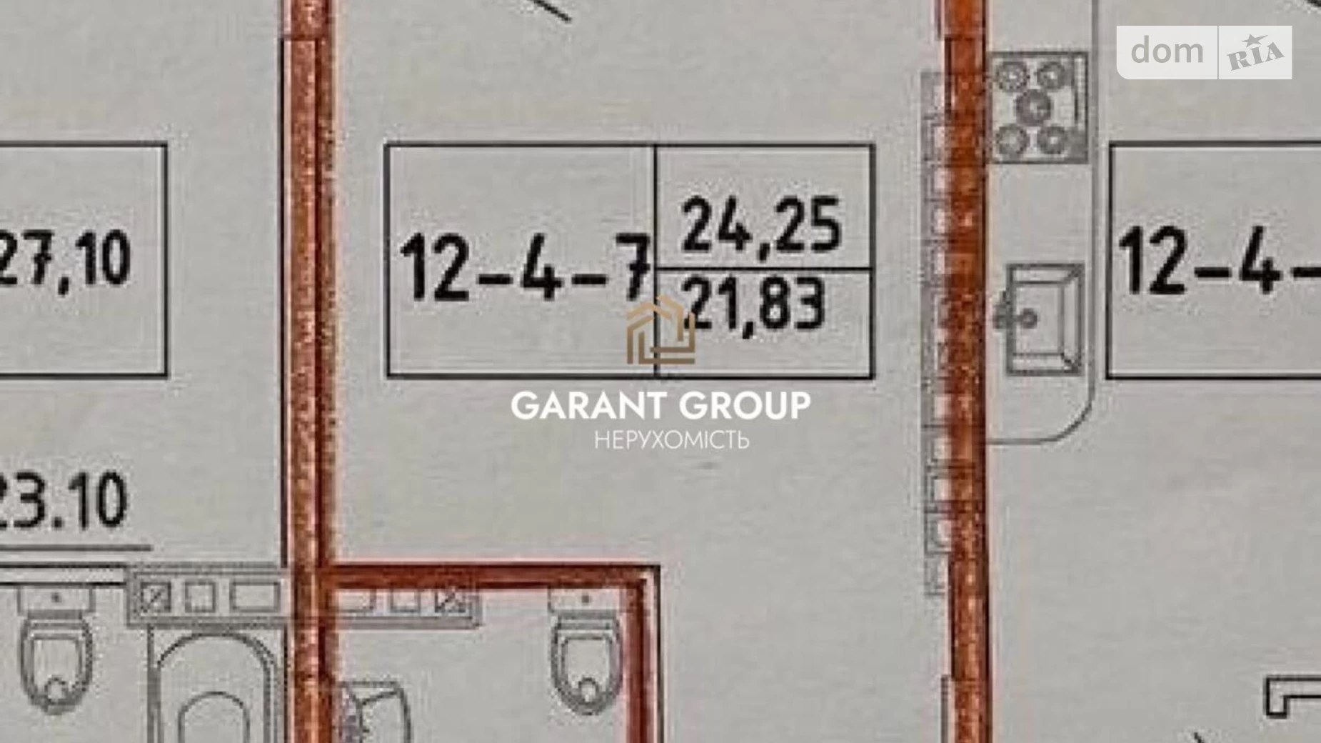 Продается 1-комнатная квартира 25 кв. м в Одессе, вул. Владислава Бувалкина(Генерала Бочарова) - фото 2