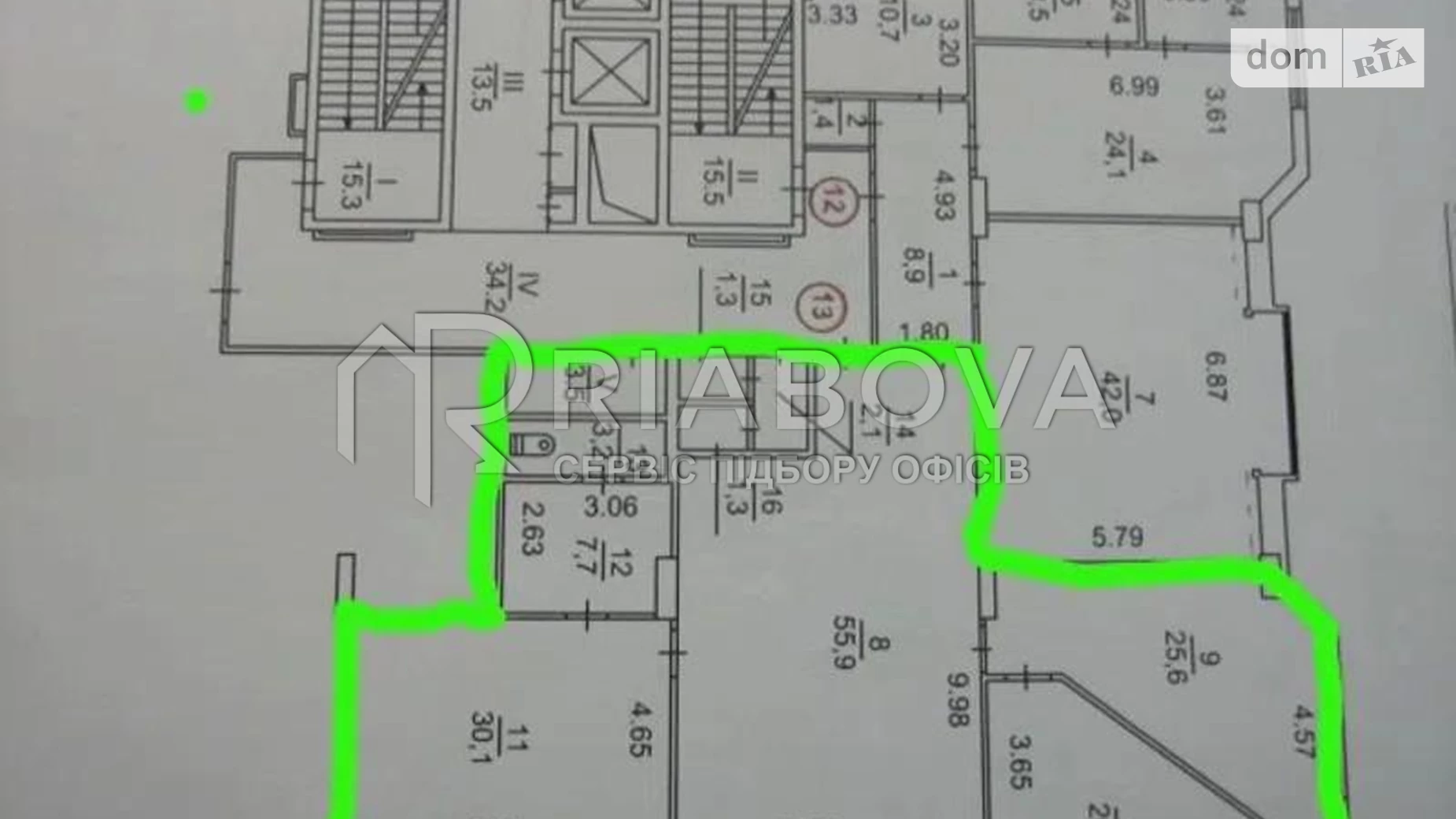 Здається в оренду офіс 156 кв. м в бізнес-центрі, цена: 54600 грн - фото 3