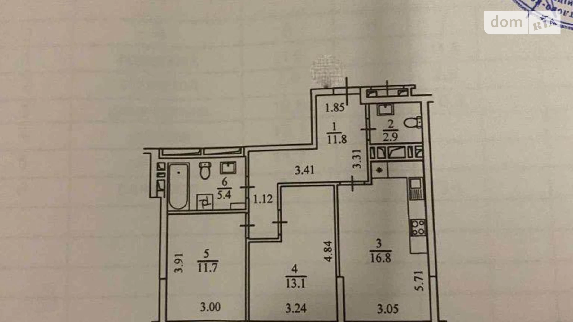 Продається 2-кімнатна квартира 61 кв. м у Києві, цена: 80000 $ - фото 3