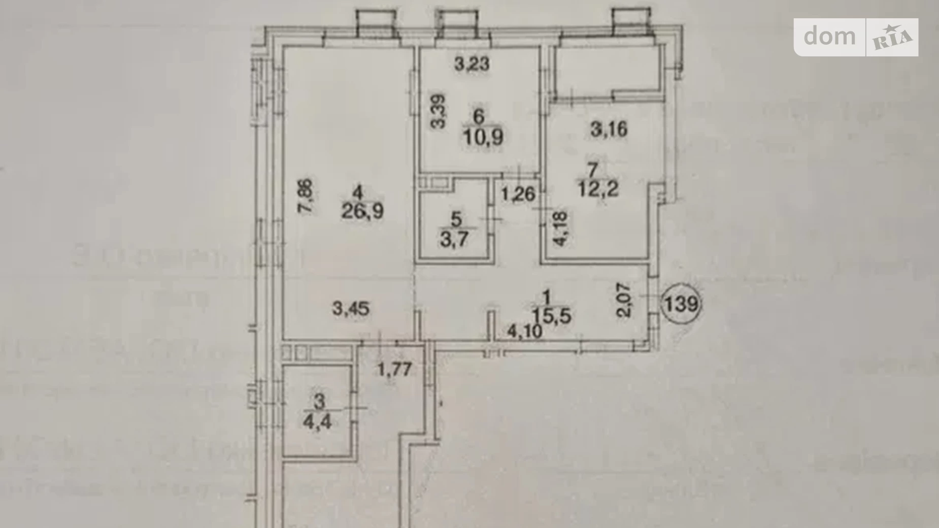 Продається 3-кімнатна квартира 98 кв. м у Києві, вул. Митрополита Василя Липківського(Урицького), 38 - фото 3
