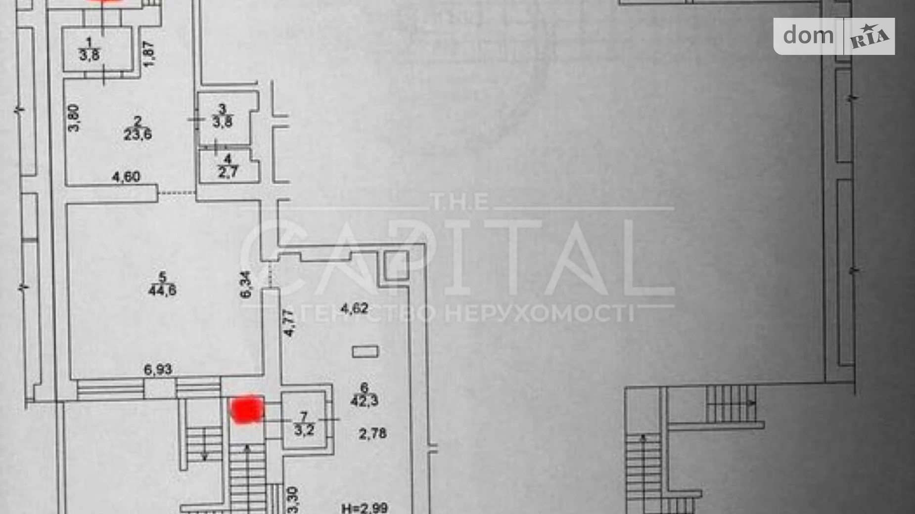 Здається в оренду приміщення вільного призначення 126 кв. м в 16-поверховій будівлі, цена: 1000 $ - фото 3