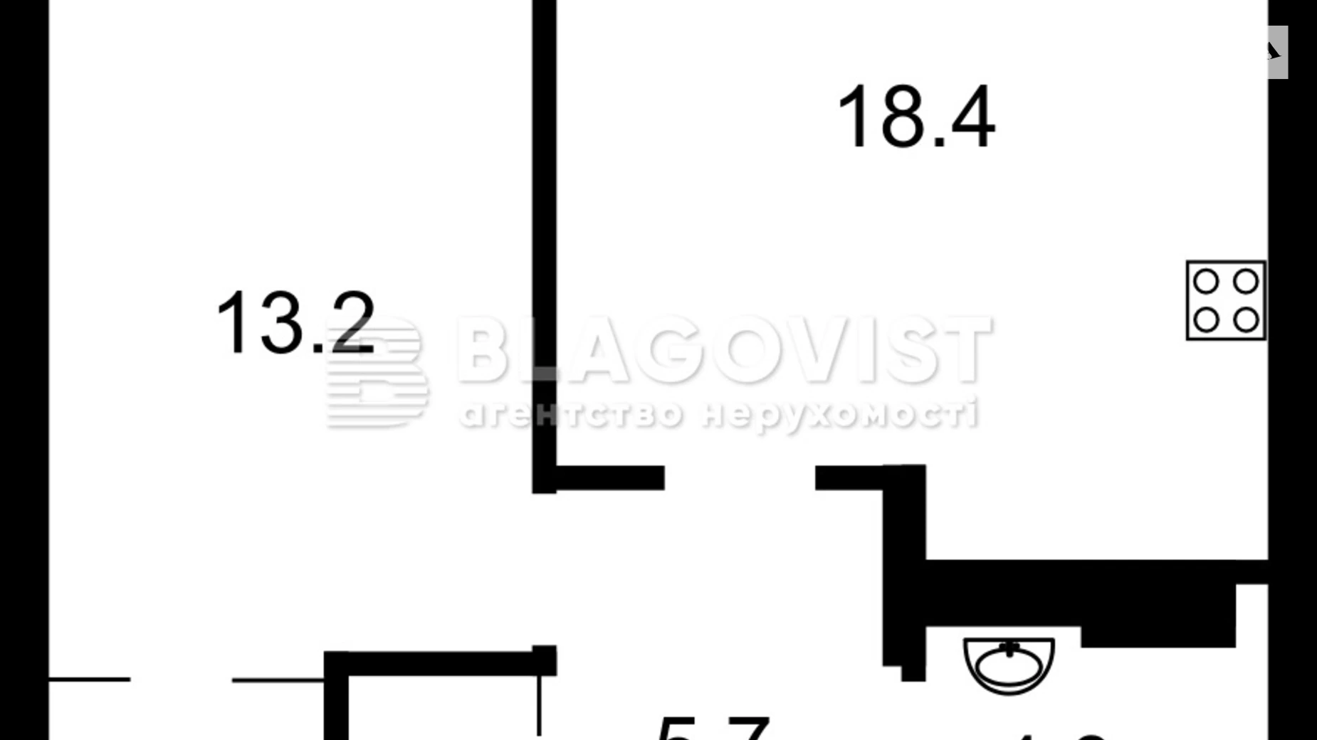 Продається 1-кімнатна квартира 46 кв. м у Києві, вул. Вільгельма Котарбінського(Миколи Кравченка), 24 - фото 2