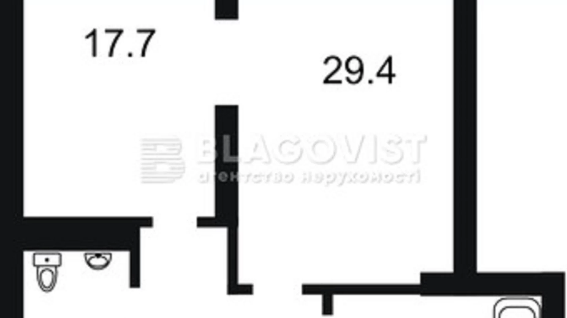 Продается 1-комнатная квартира 87 кв. м в Киеве, ул. Панаса Мирного, 28А - фото 3