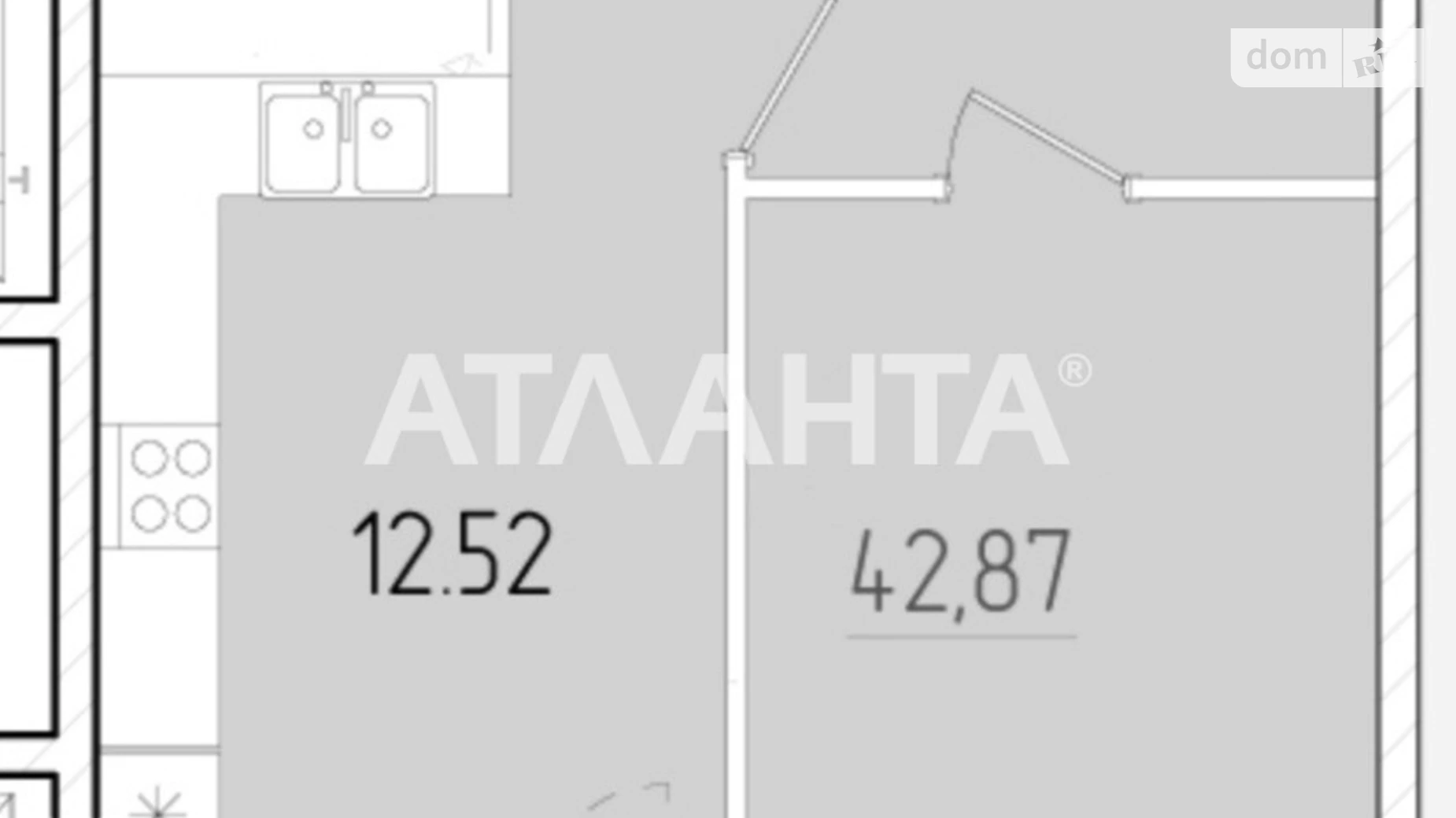 Продається 1-кімнатна квартира 42.4 кв. м у Одесі, вул. Краснова - фото 4