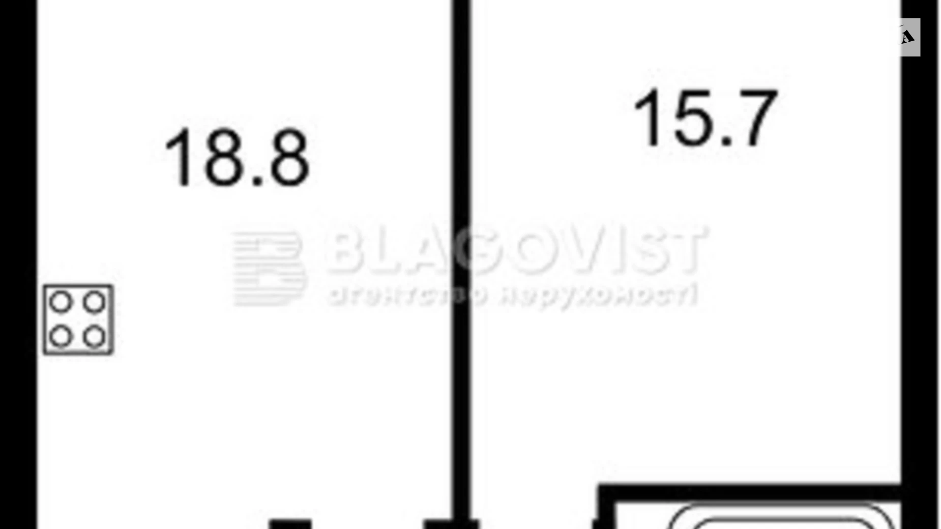 Продається 1-кімнатна квартира 51 кв. м у Києві, вул. Анатолія Петрицького, 21 - фото 3