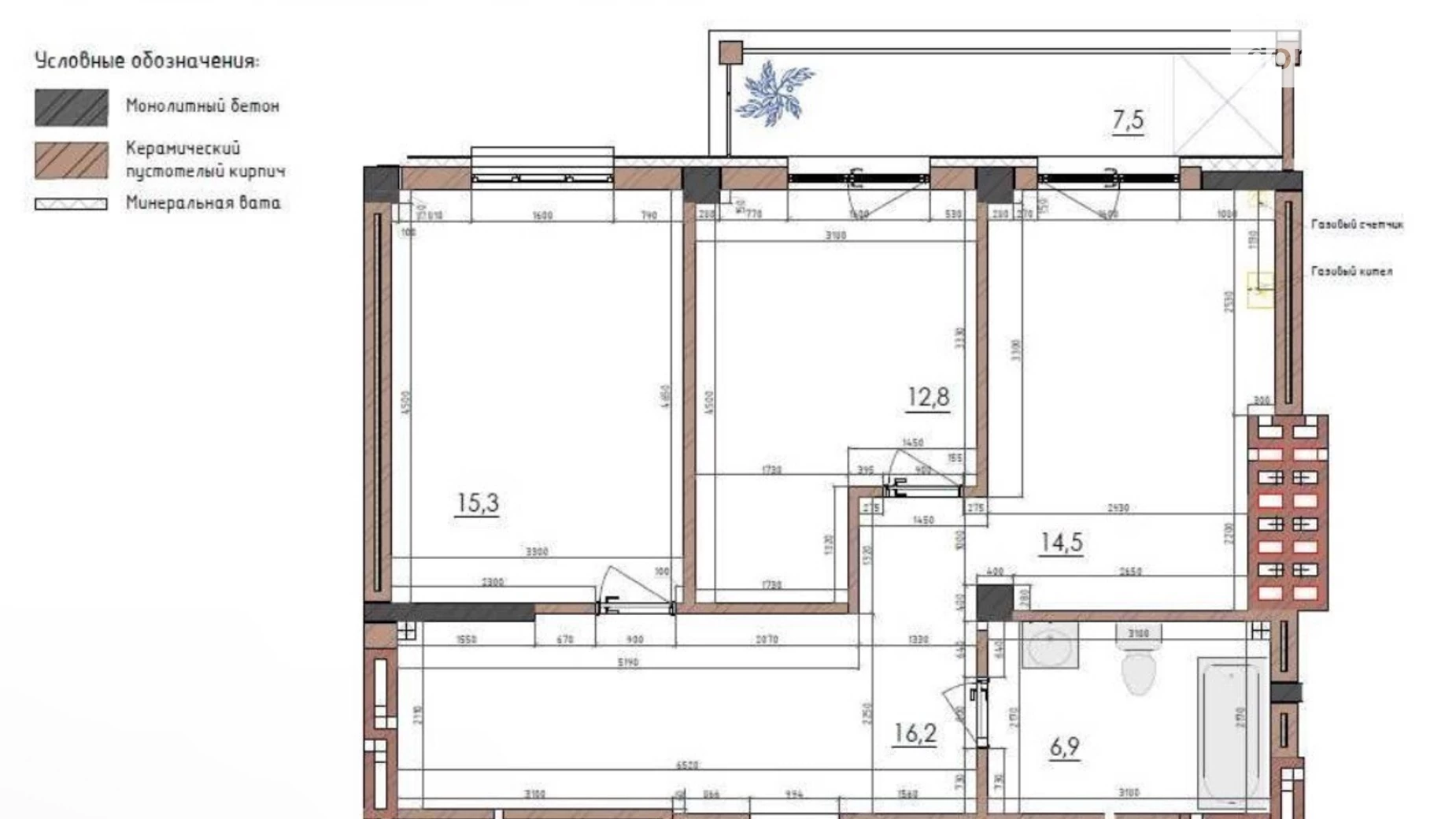 Продается 2-комнатная квартира 68 кв. м в Одессе, ул. Трамвайная, 37 - фото 2