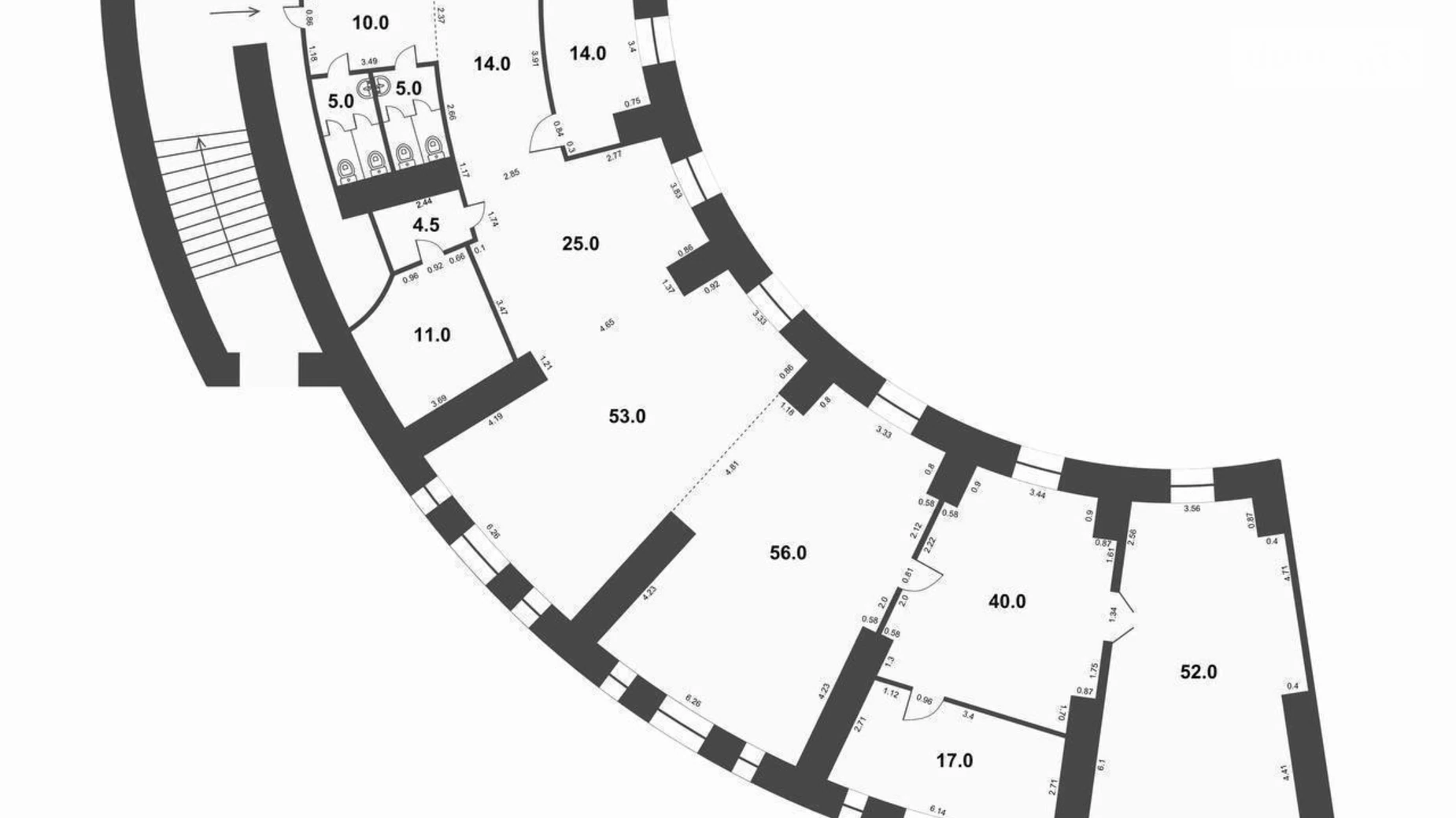 Сдается в аренду офис 318 кв. м в бизнес-центре, цена: 4200 $ - фото 2