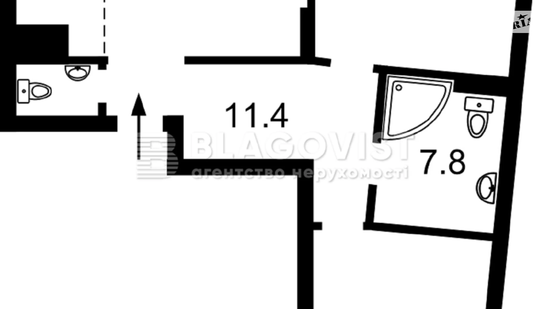 Продається 3-кімнатна квартира 89 кв. м у Києві, пров. Балтійський, 5 - фото 2