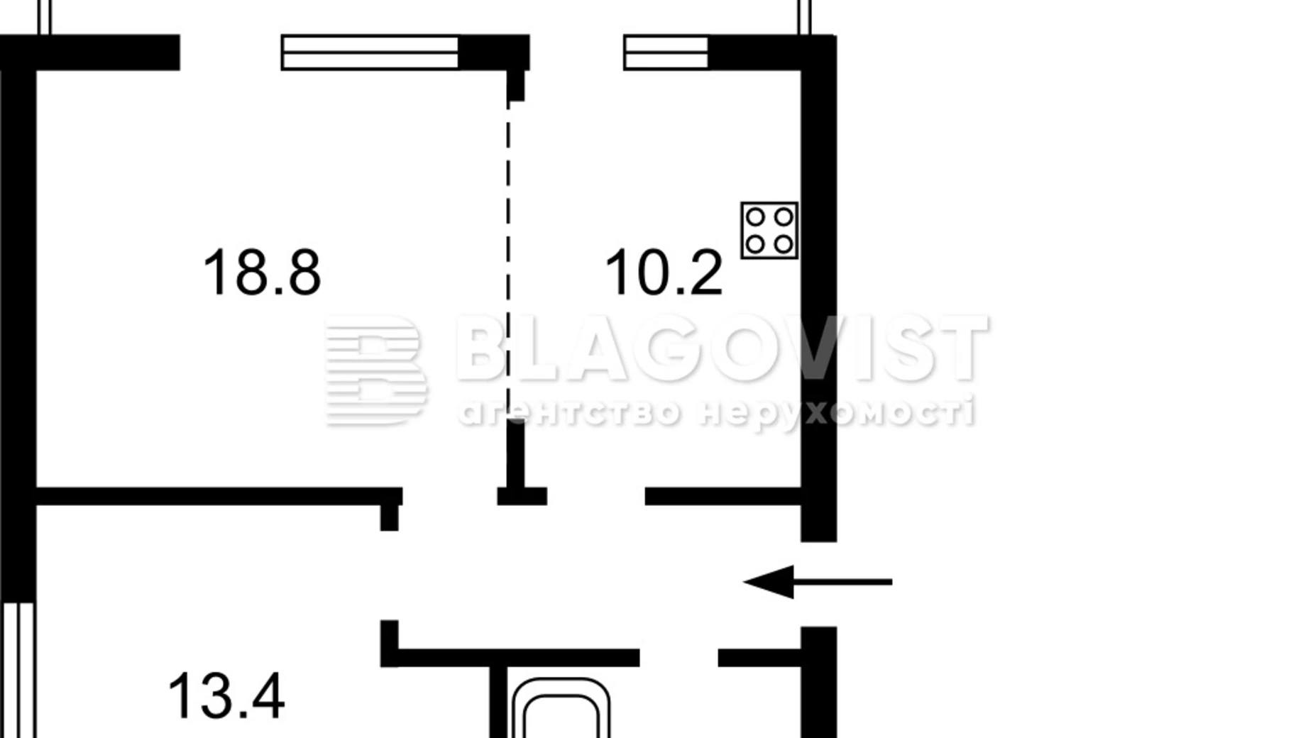 Продается 2-комнатная квартира 57.4 кв. м в Киеве, ул. Замковецкая, 88 - фото 2