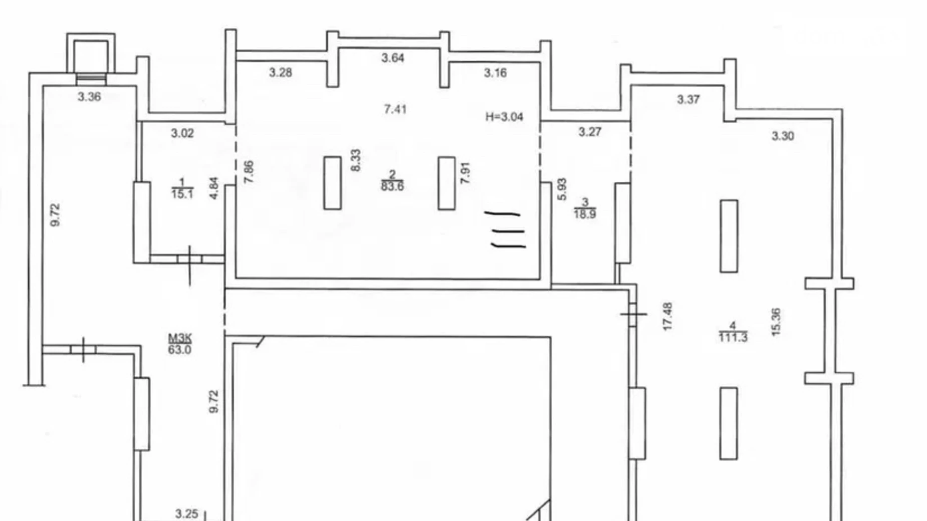 Продається приміщення вільного призначення 258 кв. м в 25-поверховій будівлі, цена: 230000 $ - фото 4