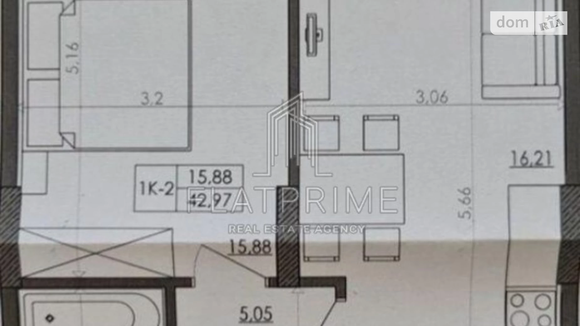 Продається 1-кімнатна квартира 43 кв. м у Києві, Наддніпрянське шосе, 2А - фото 5