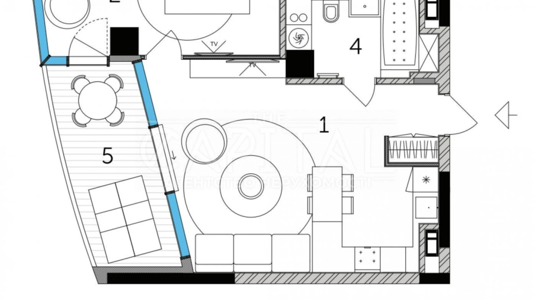 Продается 2-комнатная квартира 62 кв. м в Киеве, ул. Иоанна Павла II(Патриса Лумумбы), 12 - фото 5