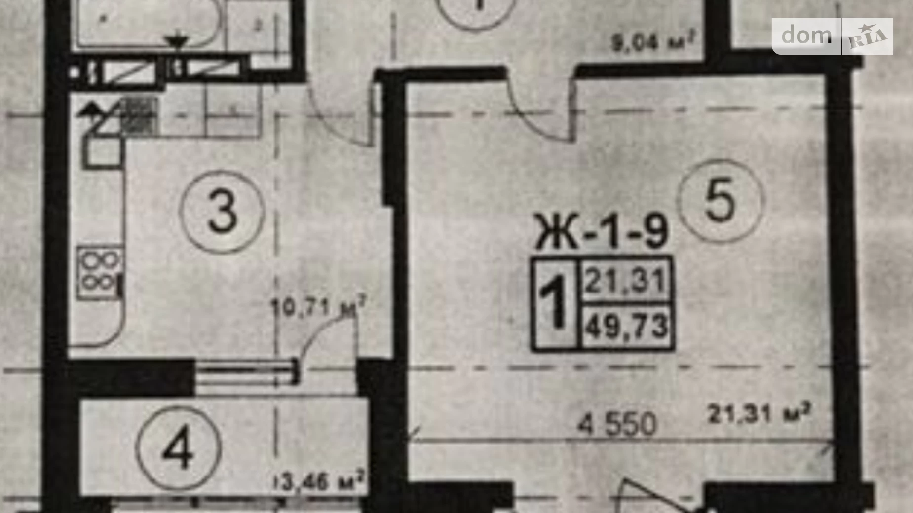 Продается 1-комнатная квартира 50 кв. м в Киеве, ул. Драгоманова, 2 - фото 3