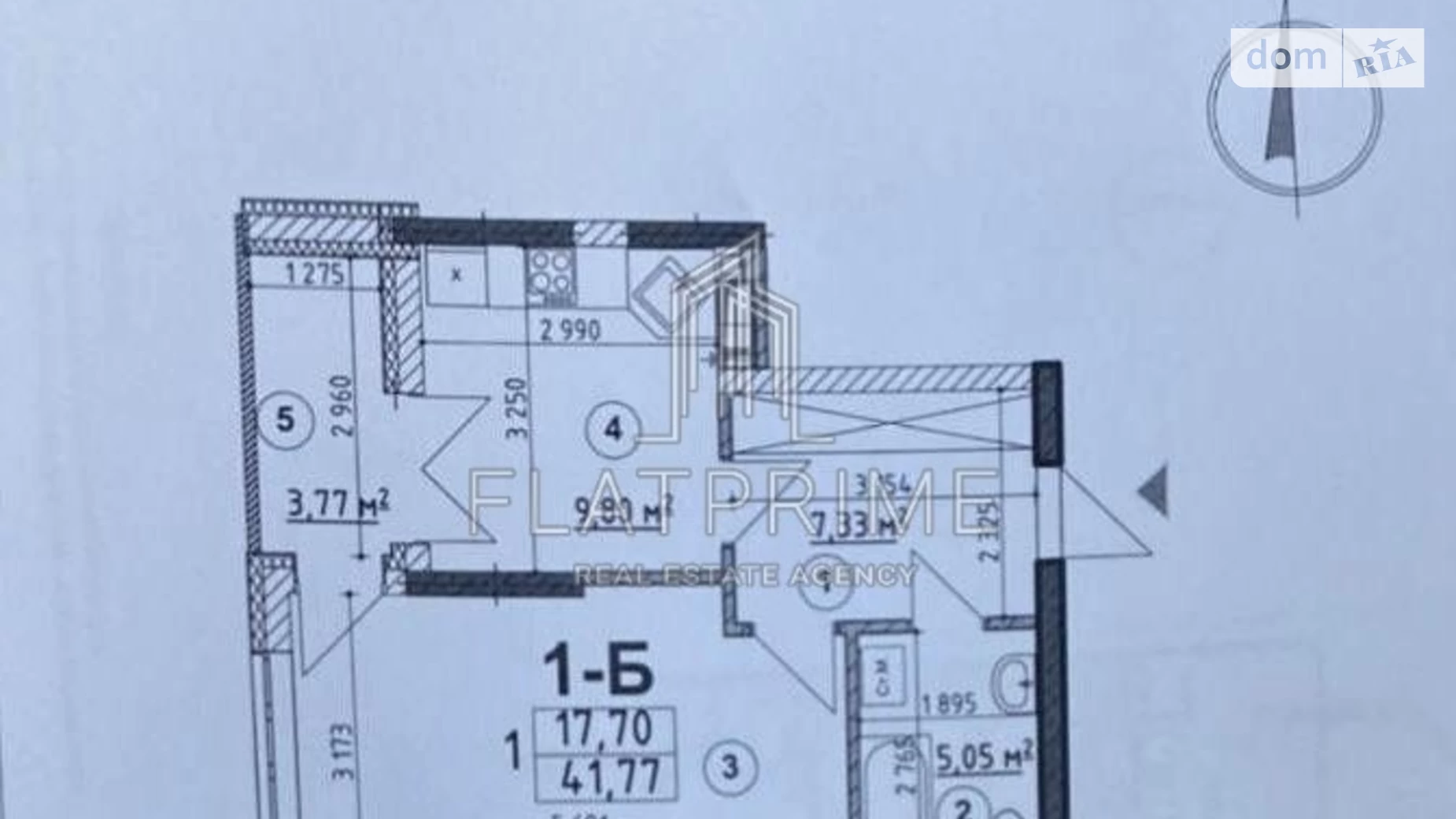Продается 1-комнатная квартира 42.5 кв. м в Киеве, ул. Николая Кибальчича, 3 - фото 2
