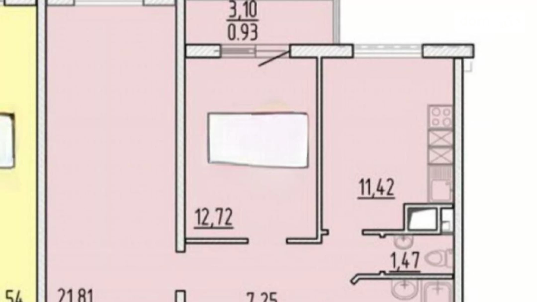 Продается 2-комнатная квартира 62 кв. м в Лиманке, ул. Архитекторская - фото 4