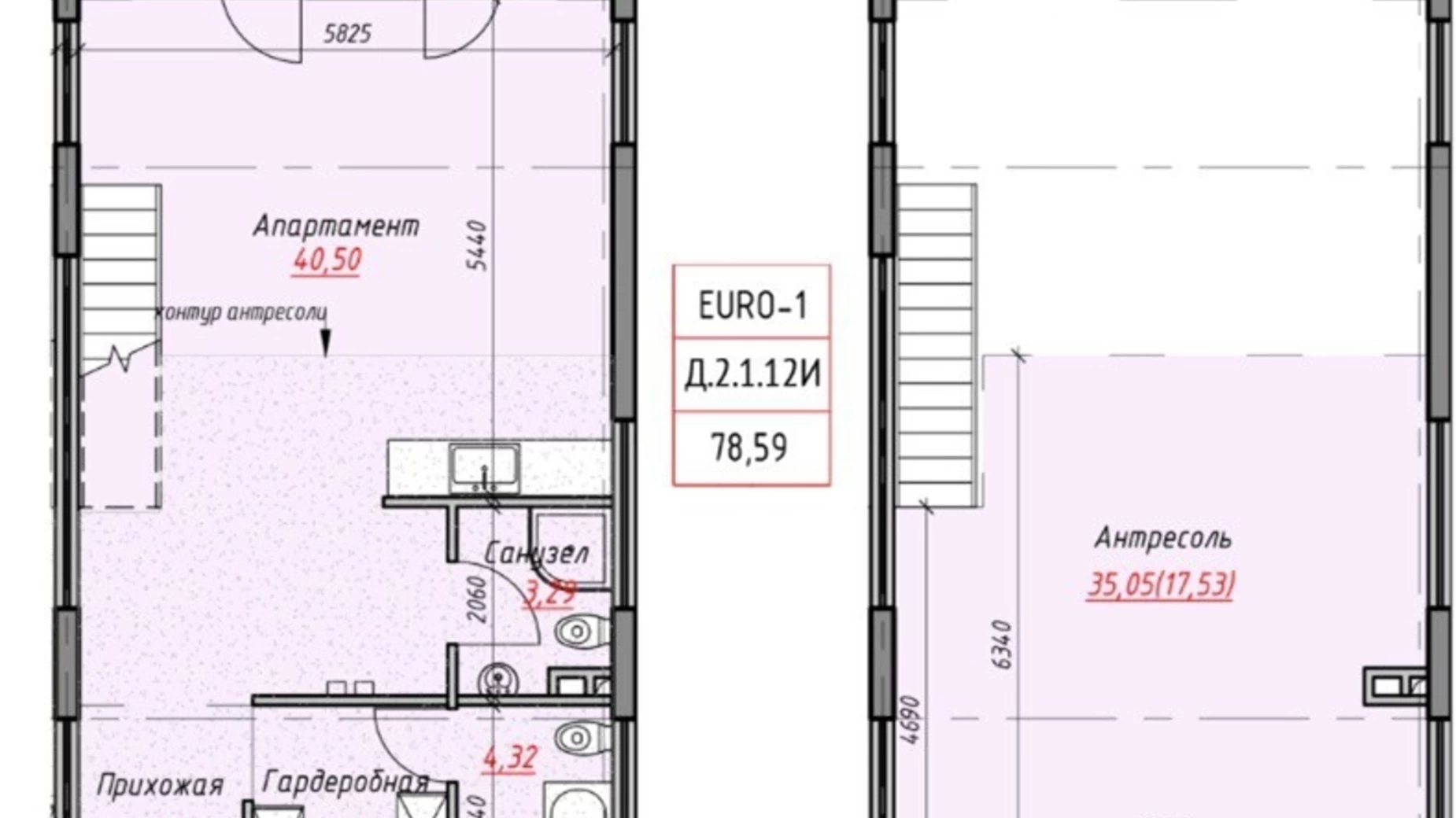Продается 2-комнатная квартира 96 кв. м в Одессе, ул. Дачная, 28 - фото 5