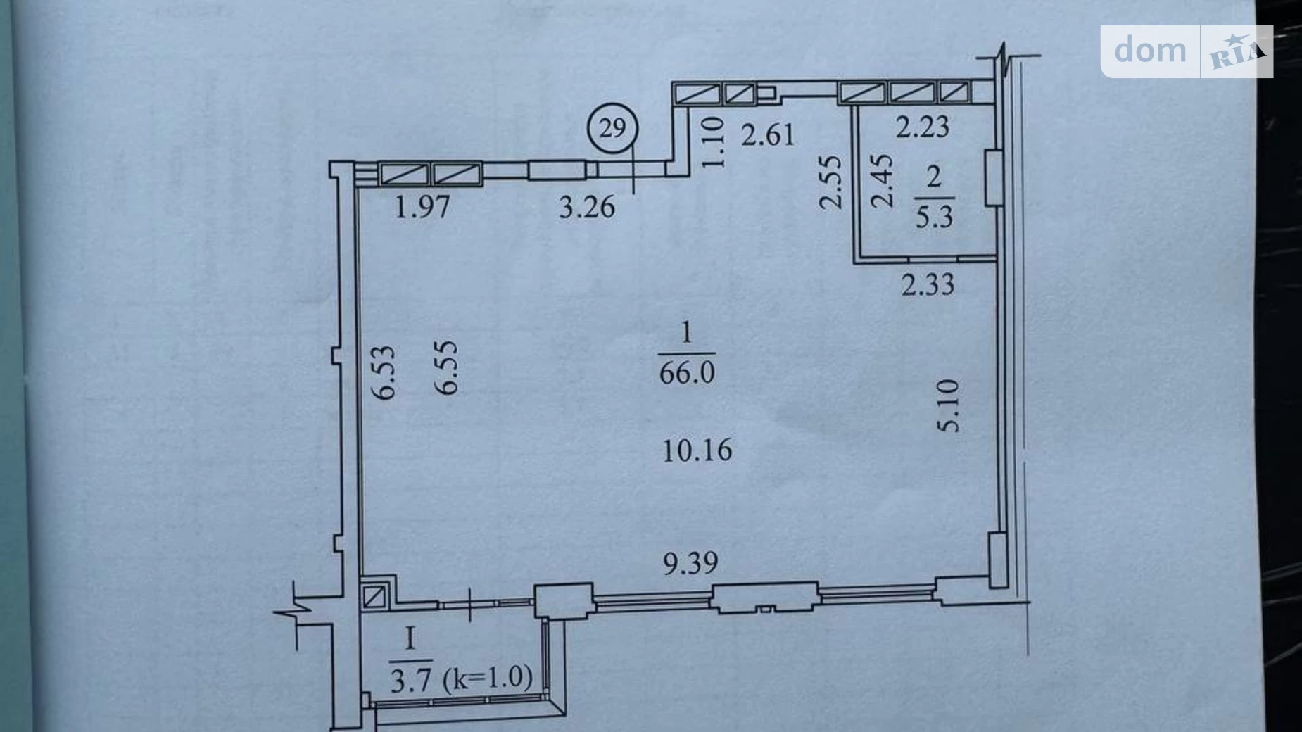 Продається 1-кімнатна квартира 75 кв. м у Дніпрі, вул. Короленка, 22А корпус 1 - фото 5