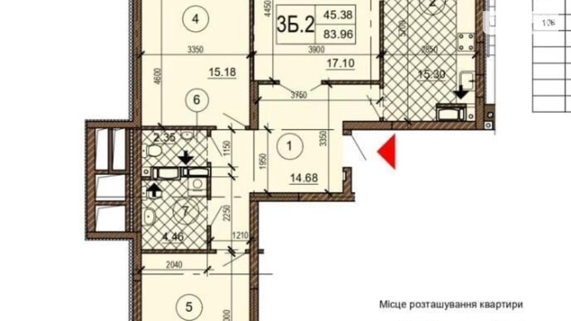 Продається 3-кімнатна квартира 88 кв. м у Києві, вул. Велика Васильківська, 37 - фото 5