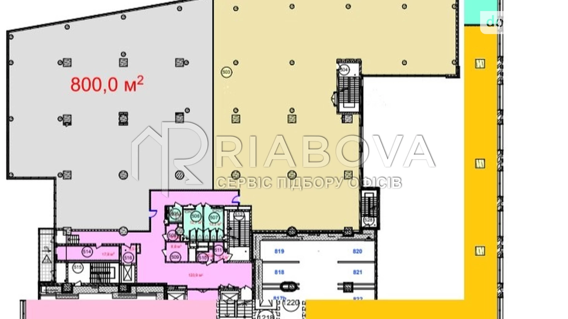 Сдается в аренду офис 800 кв. м в бизнес-центре, цена: 30912 $ - фото 2