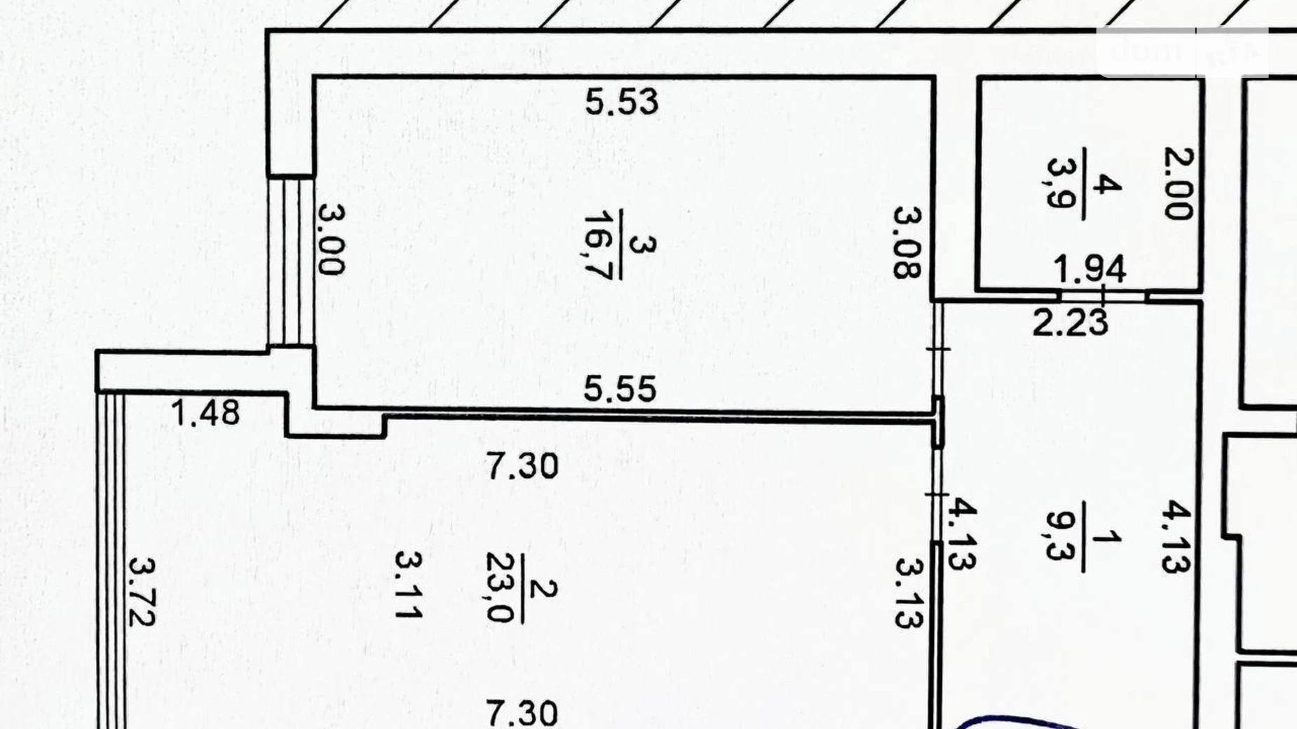 Продається 1-кімнатна квартира 52.9 кв. м у Львові, вул. Роксоляни, 153 - фото 3