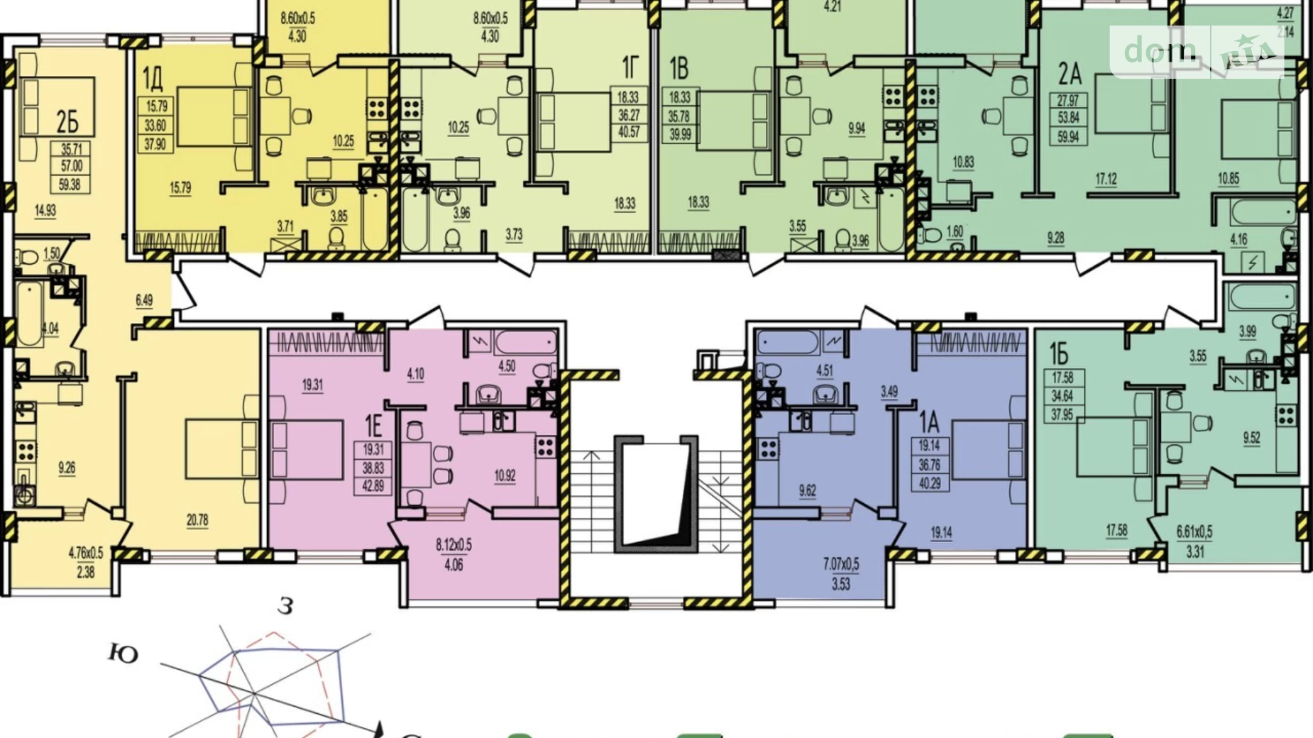 Продается 1-комнатная квартира 44 кв. м в Лиманке, мас. Радужный, 24 - фото 4