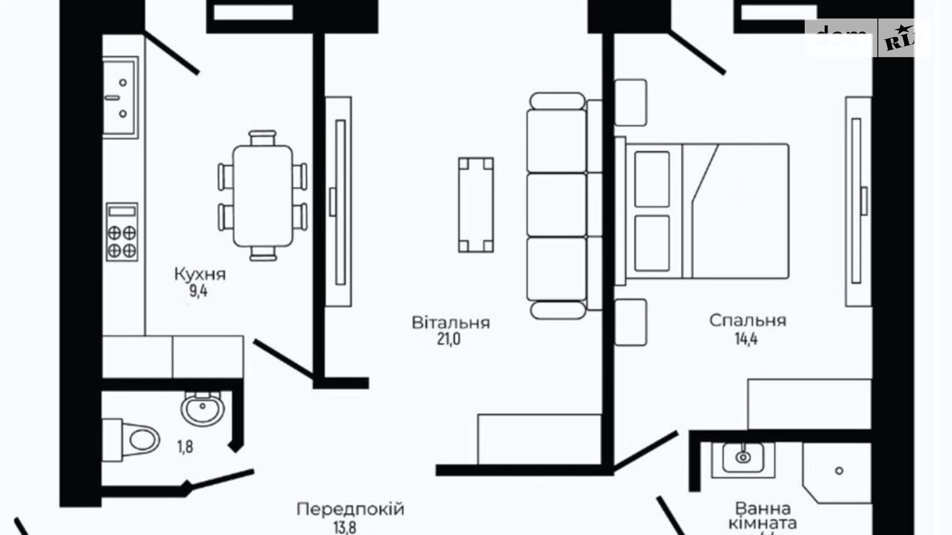 Продається 2-кімнатна квартира 67.5 кв. м у Верховині, вул. Жаб'євська - фото 5