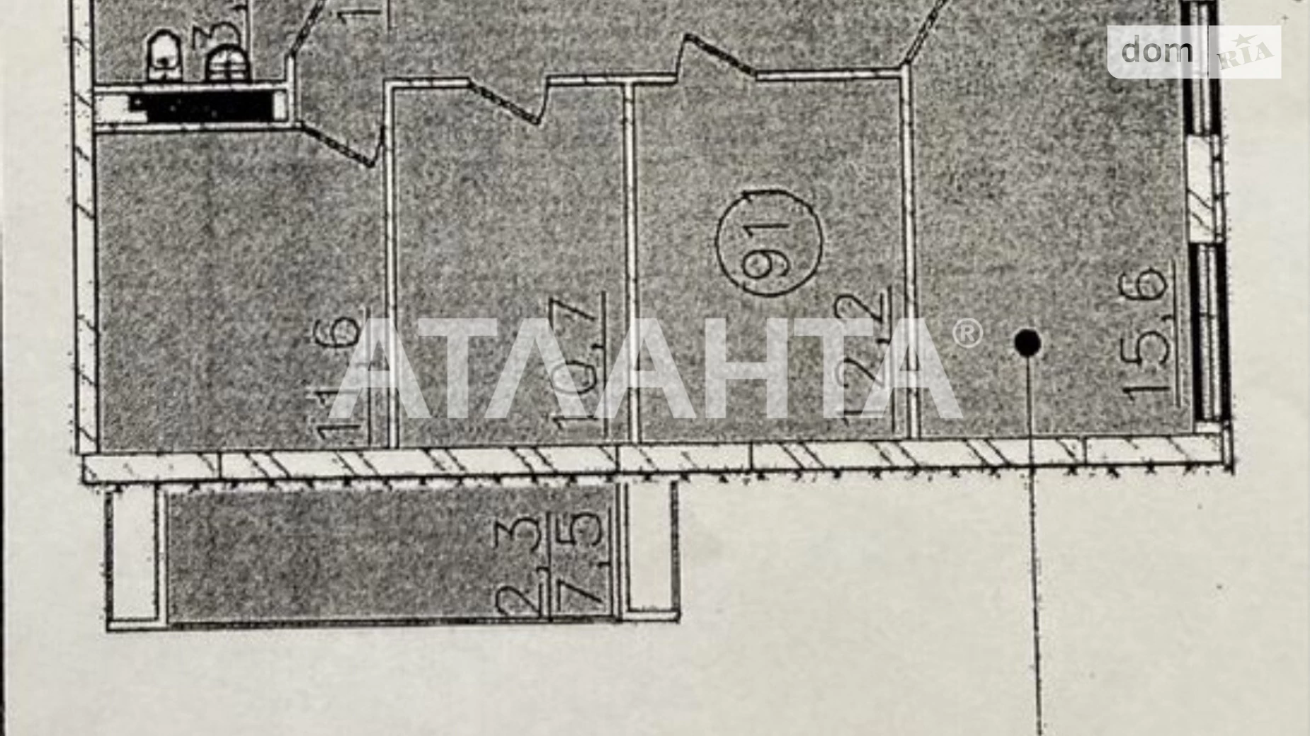 Продається 3-кімнатна квартира 67.5 кв. м у Одесі, вул. Тульська - фото 2