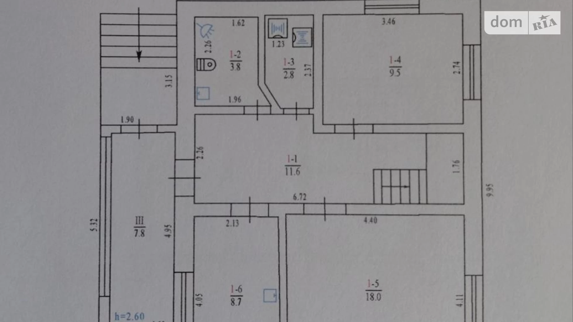 Продается дом на 2 этажа 91 кв. м с бассейном, цена: 43500 $ - фото 5
