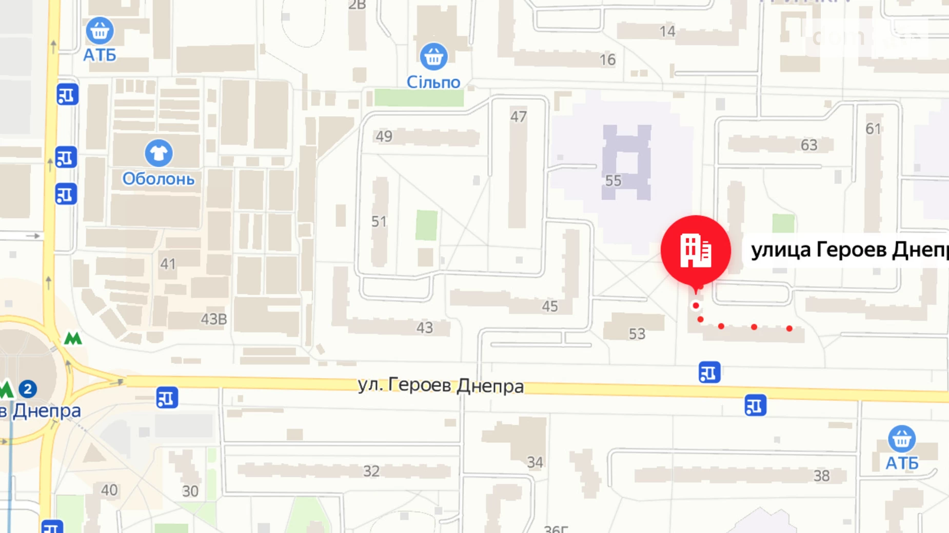 Здається в оренду 2-кімнатна квартира 60 кв. м у Києві, вул. Героїв Дніпра, 57 - фото 5