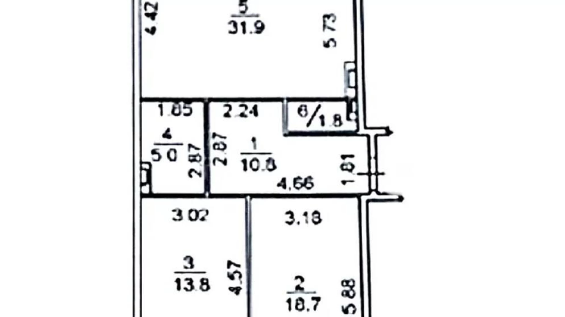 Продается 2-комнатная квартира 94.6 кв. м в Лиманке, ул. Спортивная - фото 2