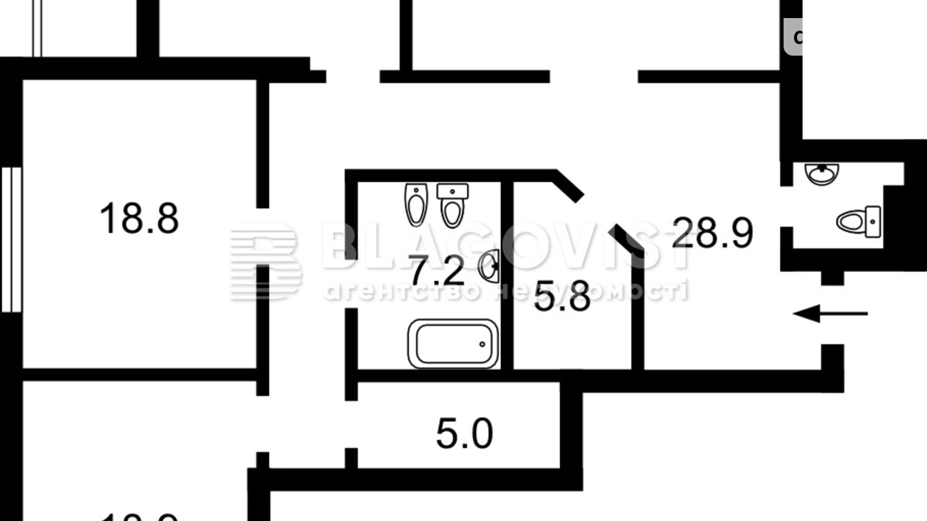Продается 3-комнатная квартира 140 кв. м в Киеве, ул. Василия Тютюнника, 37/1 - фото 3