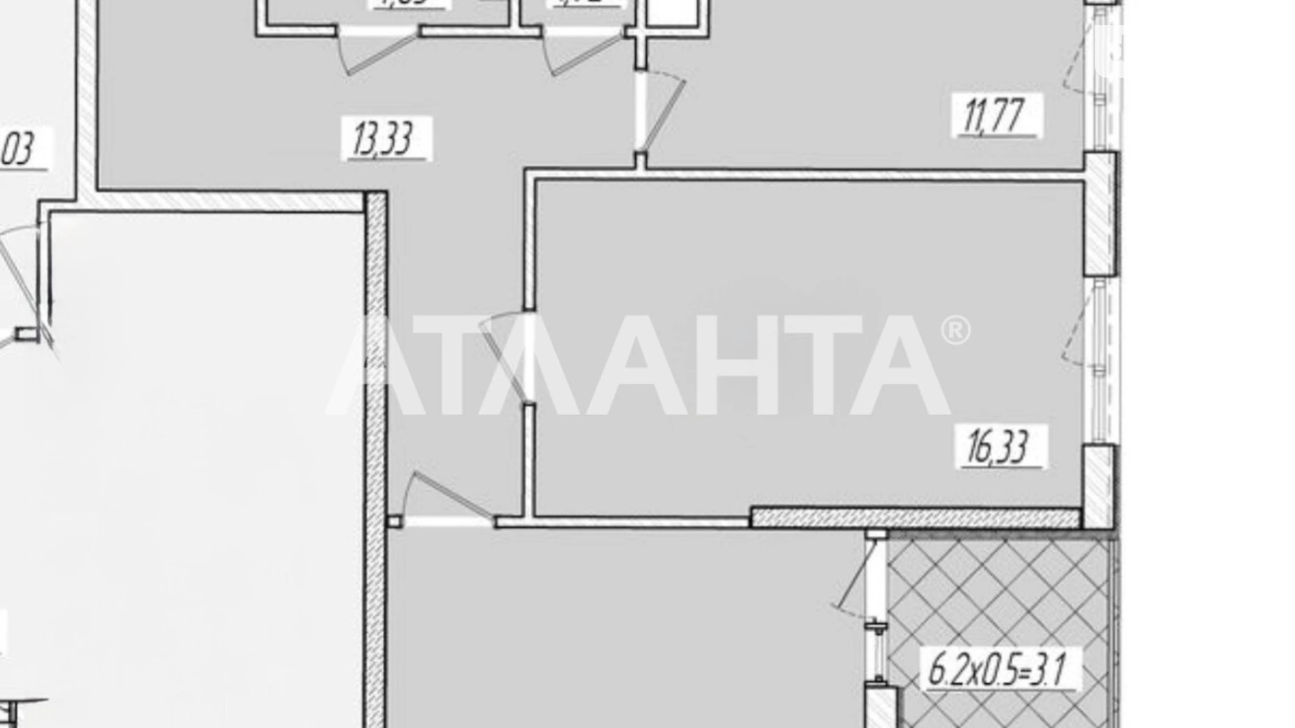 Продається 2-кімнатна квартира 63.9 кв. м у Одесі, цена: 75800 $ - фото 2