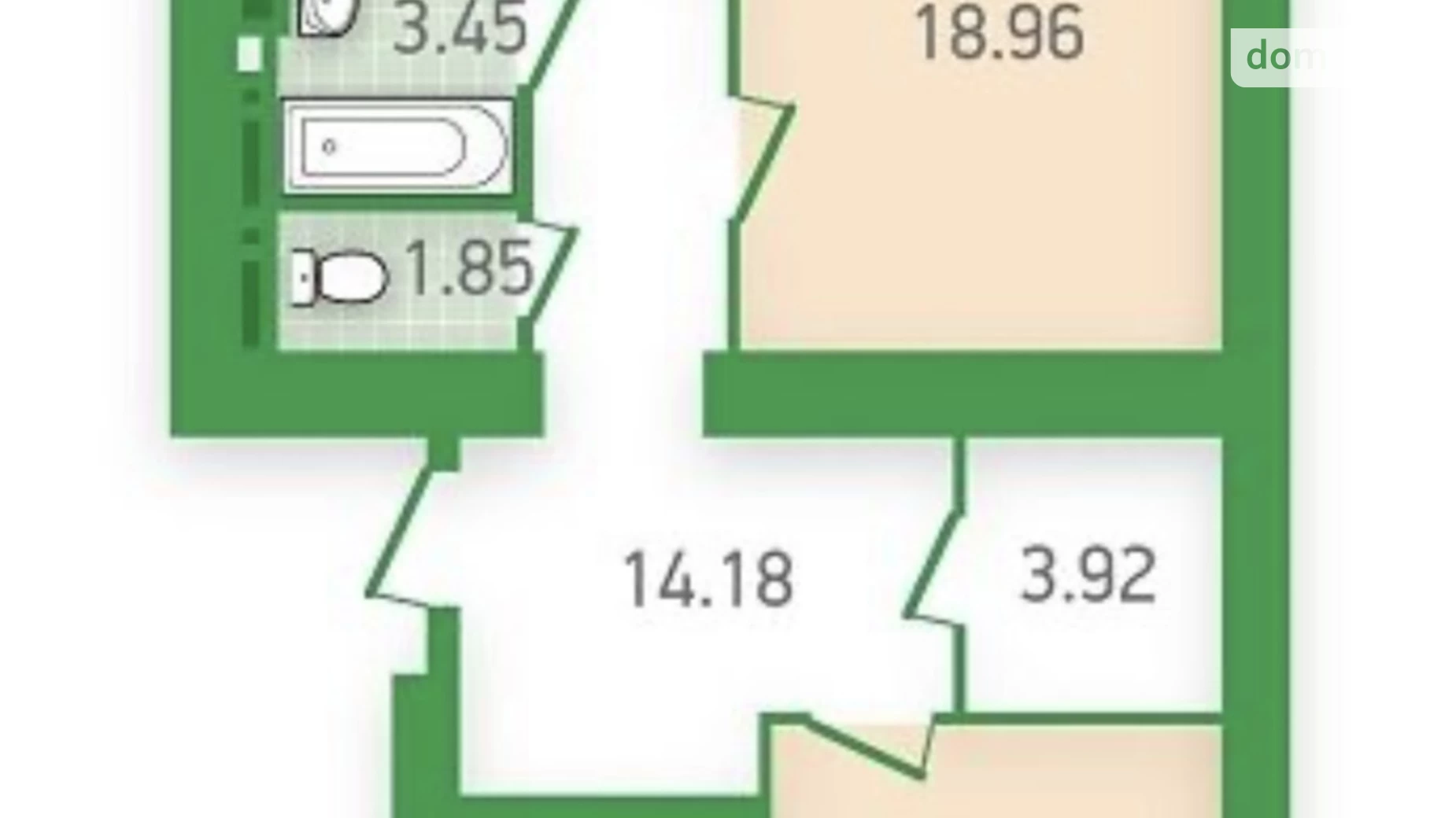Продається 2-кімнатна квартира 73.86 кв. м у Києві, вул. Холодноярська(Кайсарова), 7/9 - фото 3