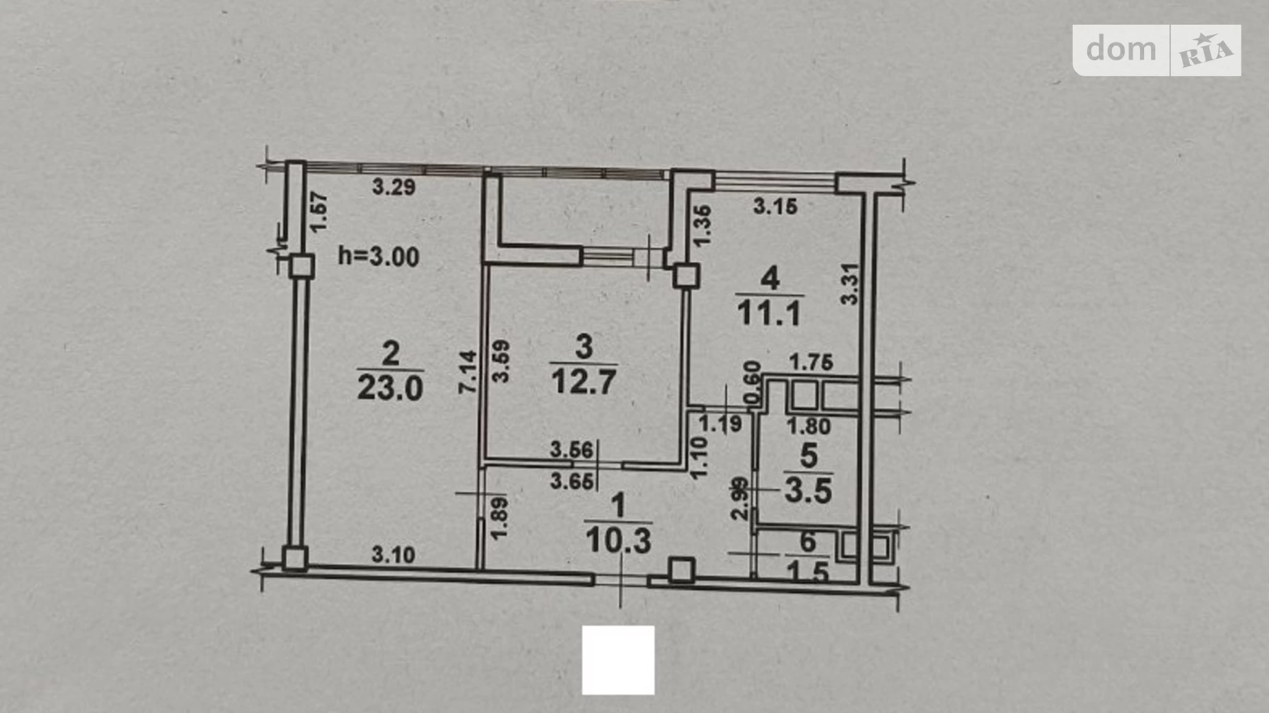 Продается 2-комнатная квартира 66 кв. м в Крыжановка, ул. Марсельская, 35А - фото 5
