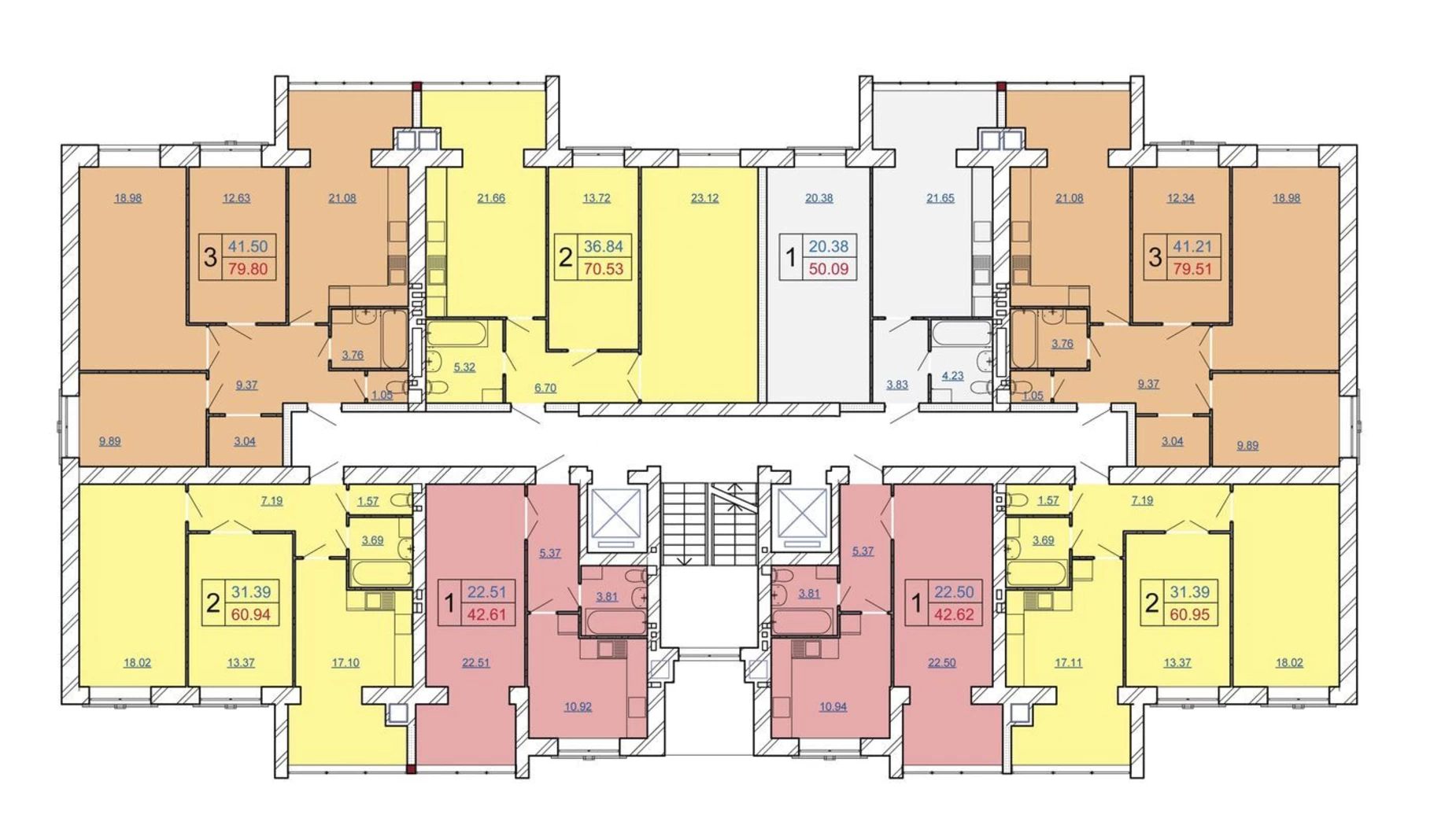 Продается 3-комнатная квартира 80 кв. м в Хмельницком, ул. Сечевых Стрельцов - фото 2