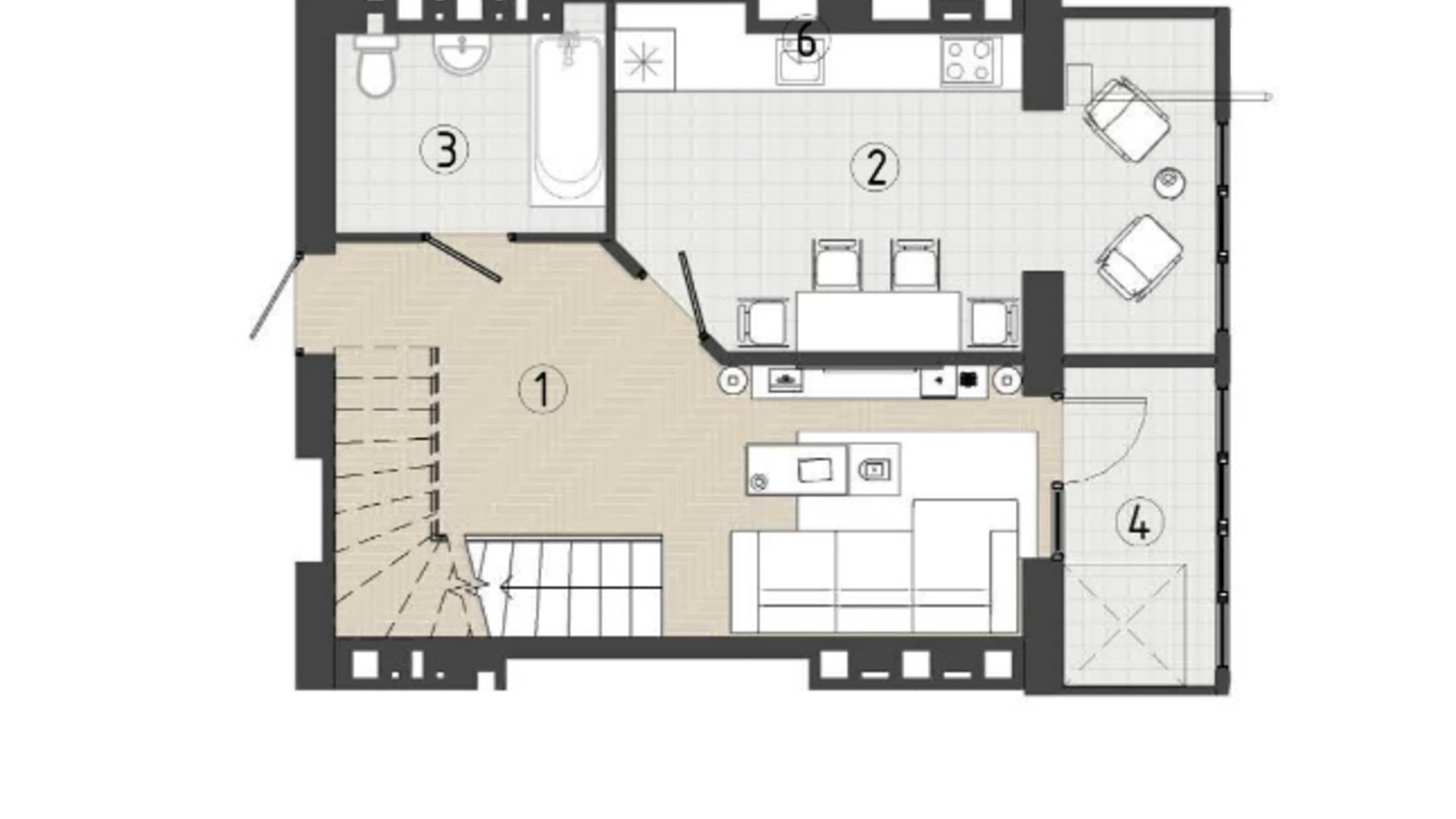 Продається 3-кімнатна квартира 117 кв. м у Вінниці, цена: 116800 $ - фото 3