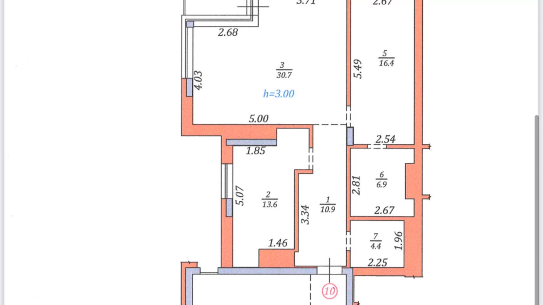 Продається 2-кімнатна квартира 87.1 кв. м у Львові, вул. Кастелівка, 40А - фото 3