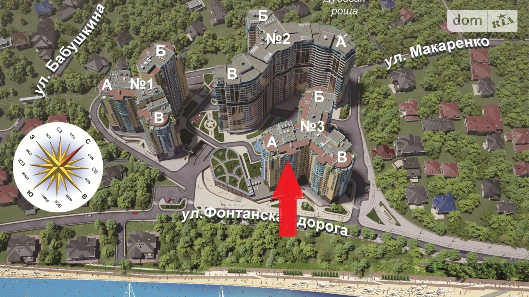Продається 2-кімнатна квартира 59 кв. м у Одесі, Фонтанська дор., 118А/3 - фото 4