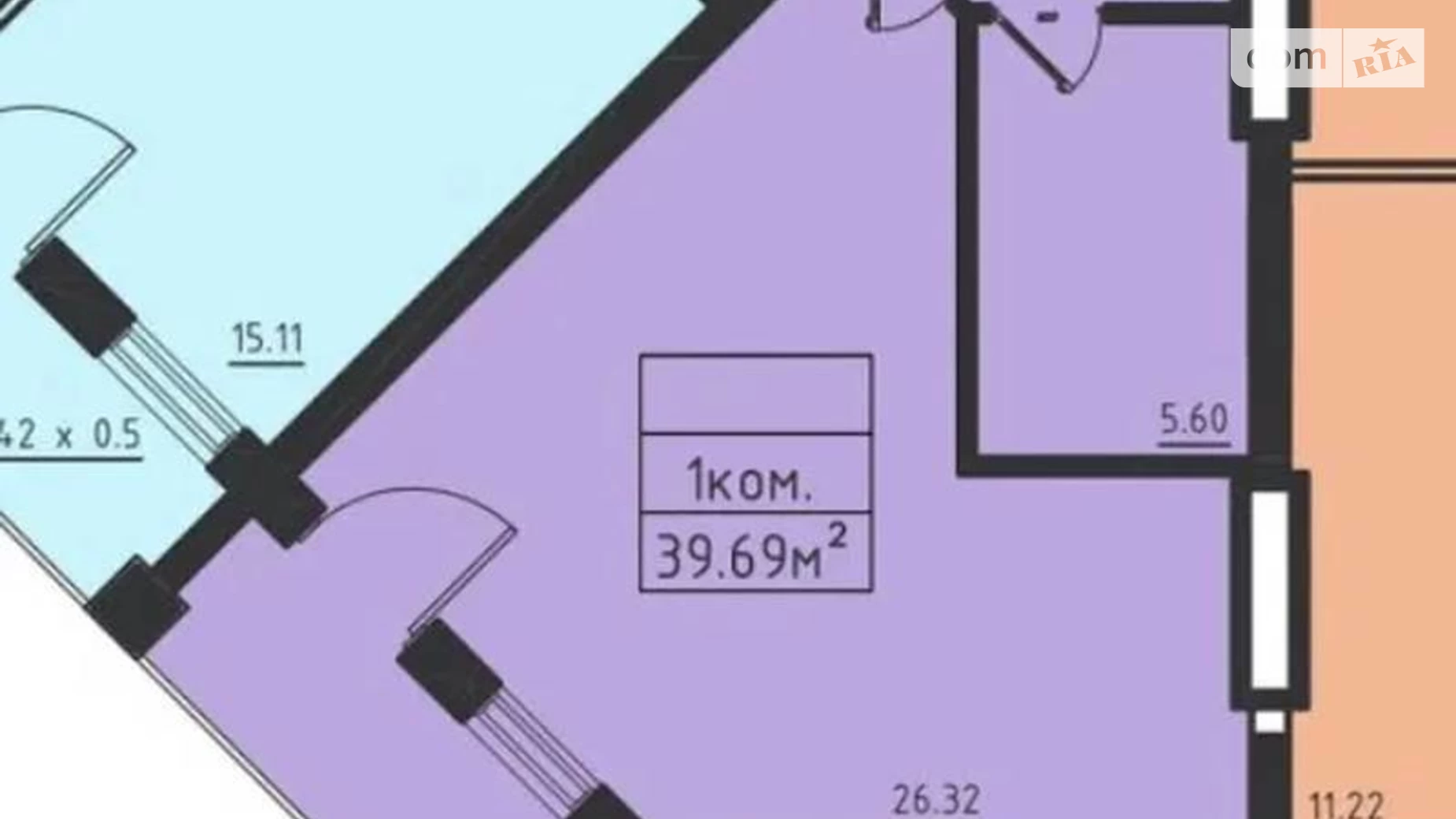 Продається 1-кімнатна квартира 40 кв. м у Одесі, вул. Дача Ковалевського - фото 5