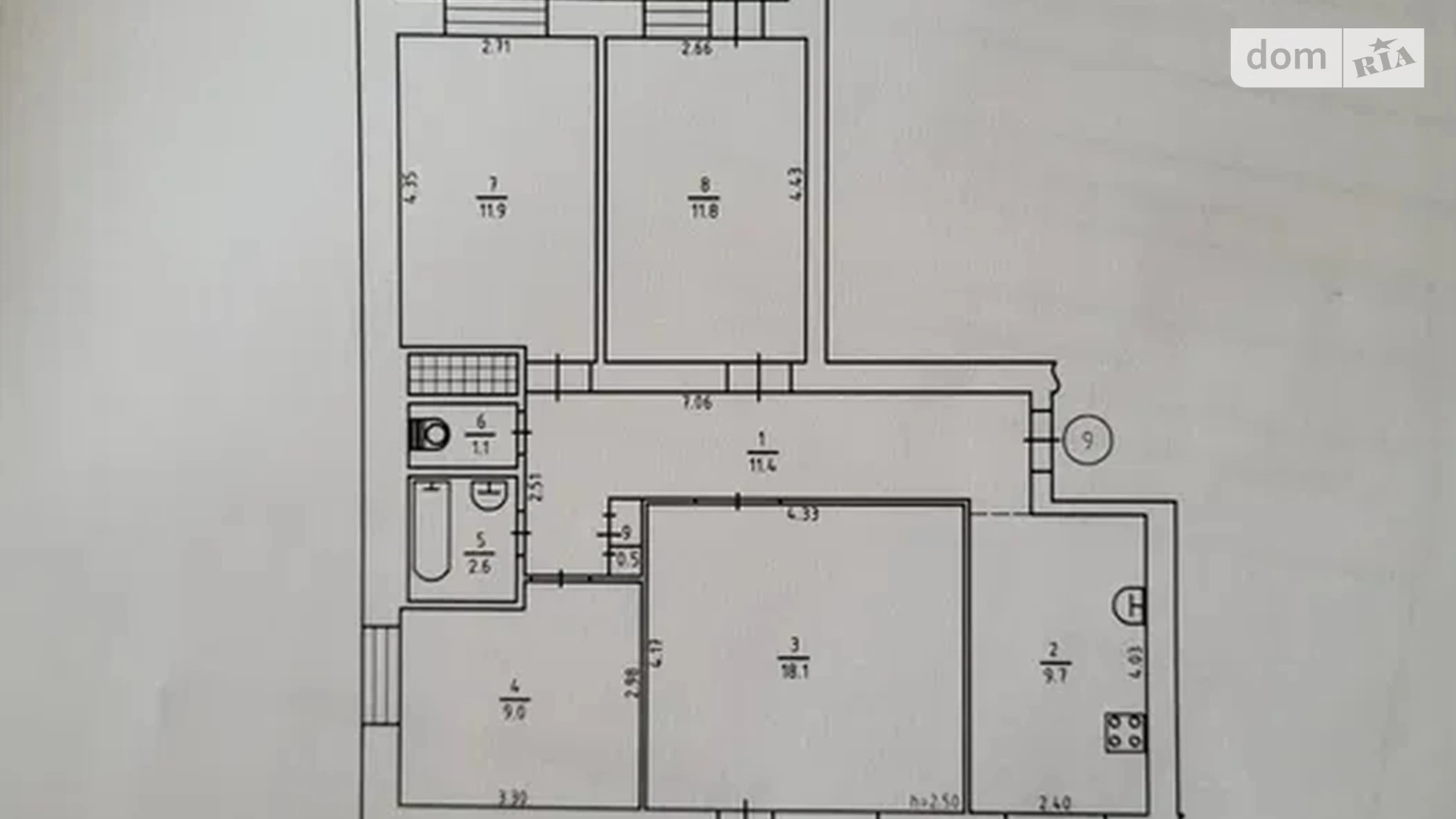 Продается 4-комнатная квартира 82.7 кв. м в Киеве, ул. Верховинная, 18 - фото 5